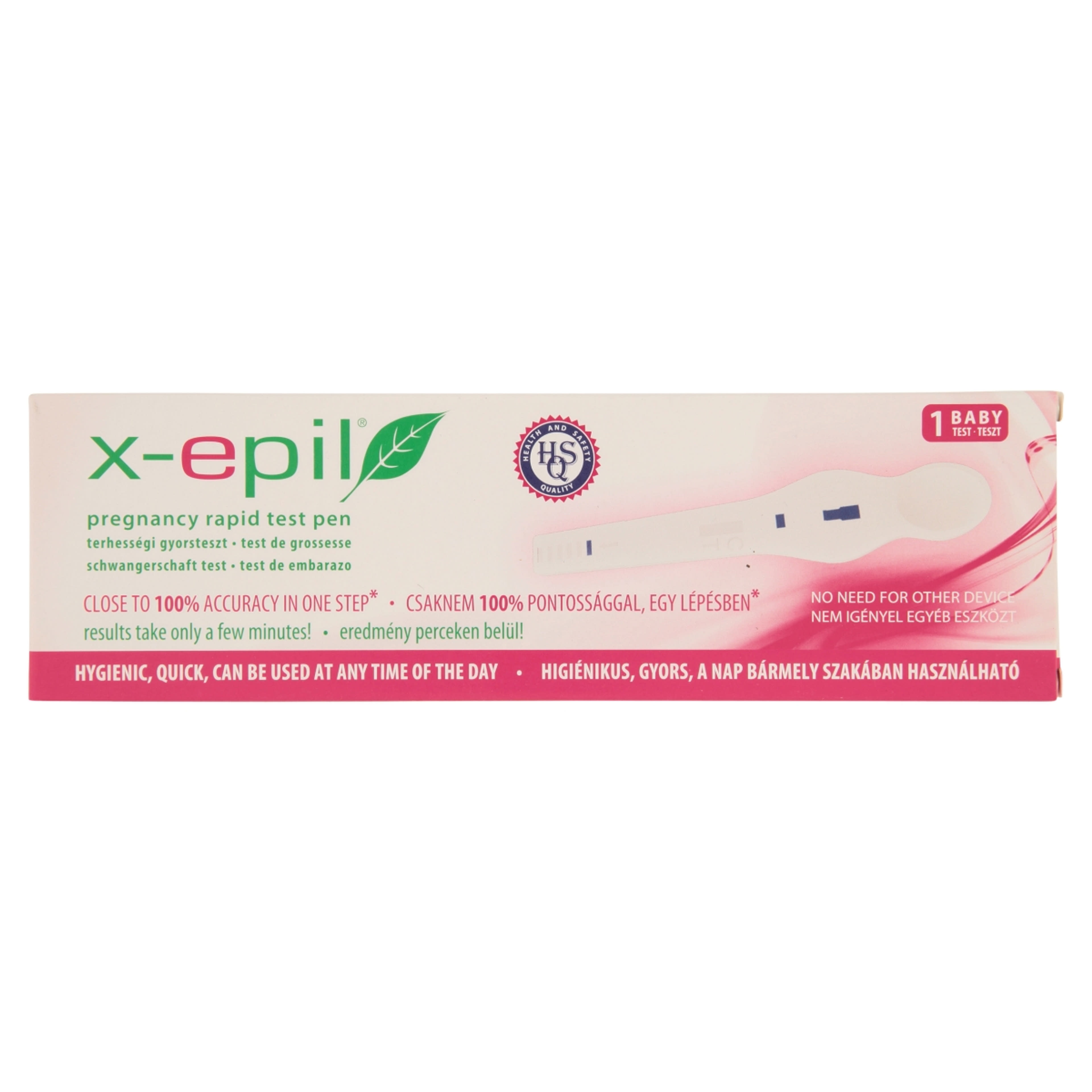 X-Epil terhességi gyorsteszt - 1 db-1