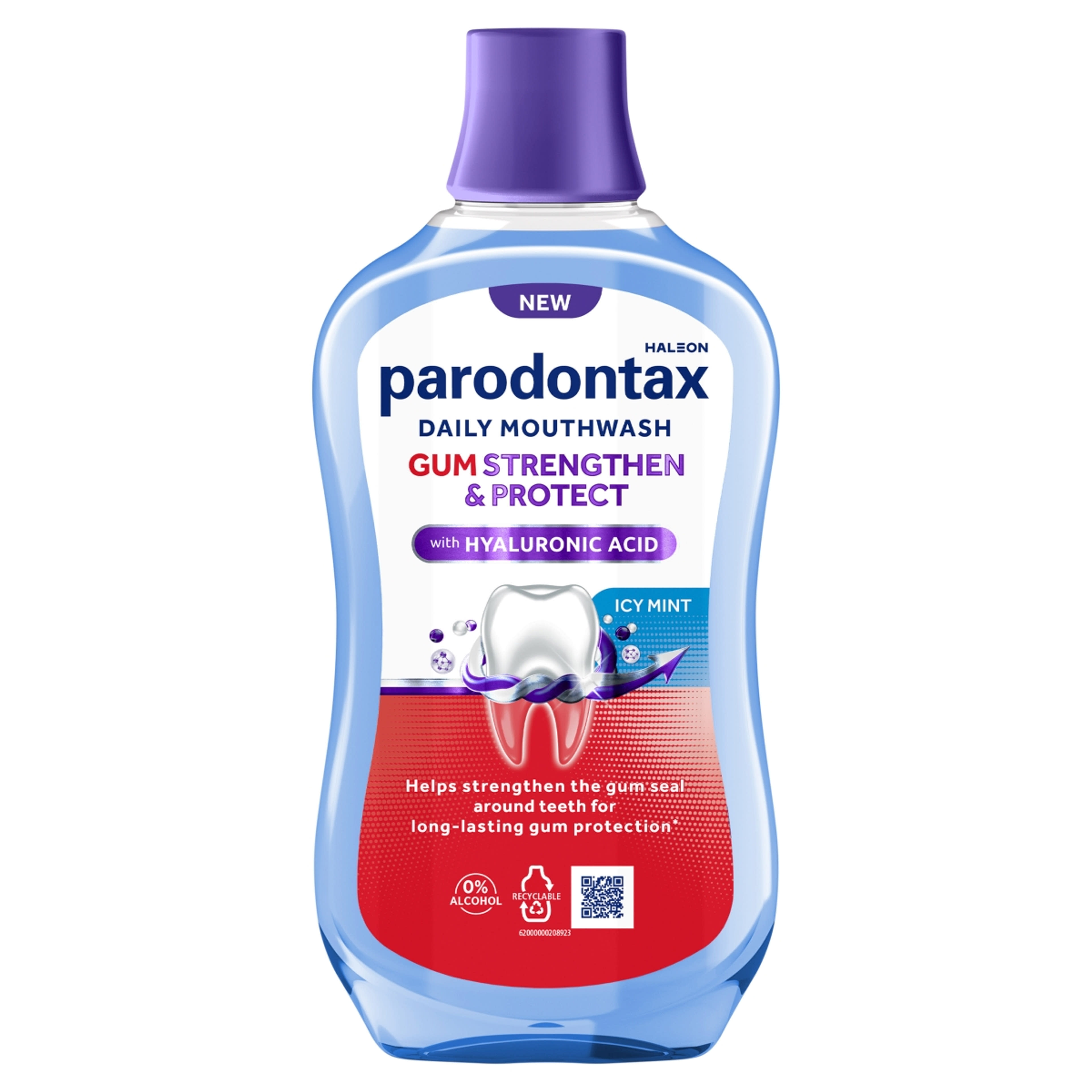 Parodontax Gum Strengthen & Protect Icy Mint alkoholmentes fluoridos szájvíz - 500 ml