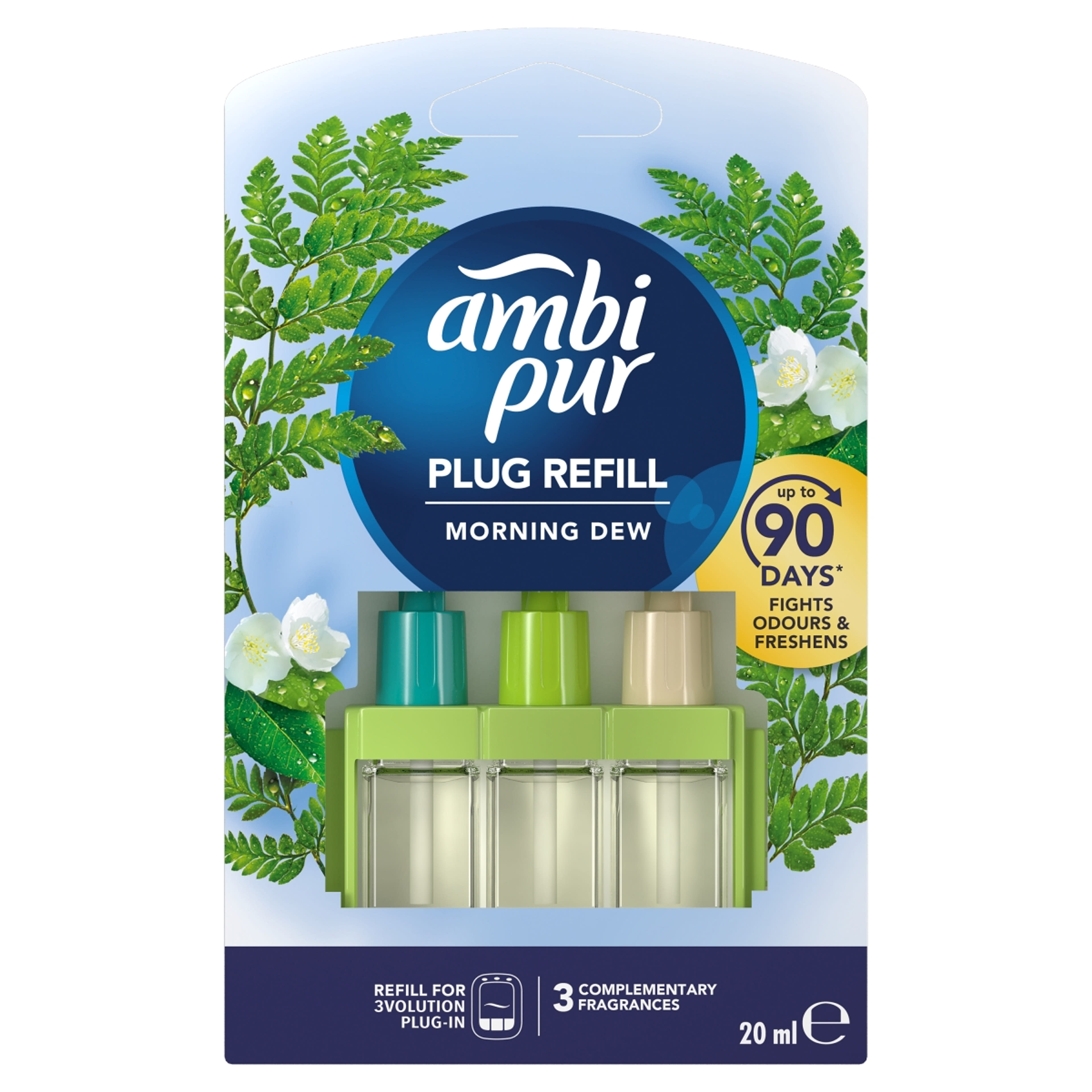 Ambi Pur 3Volution Morning Dew elektromos légfrissítő-utántöltő - 20 ml-1