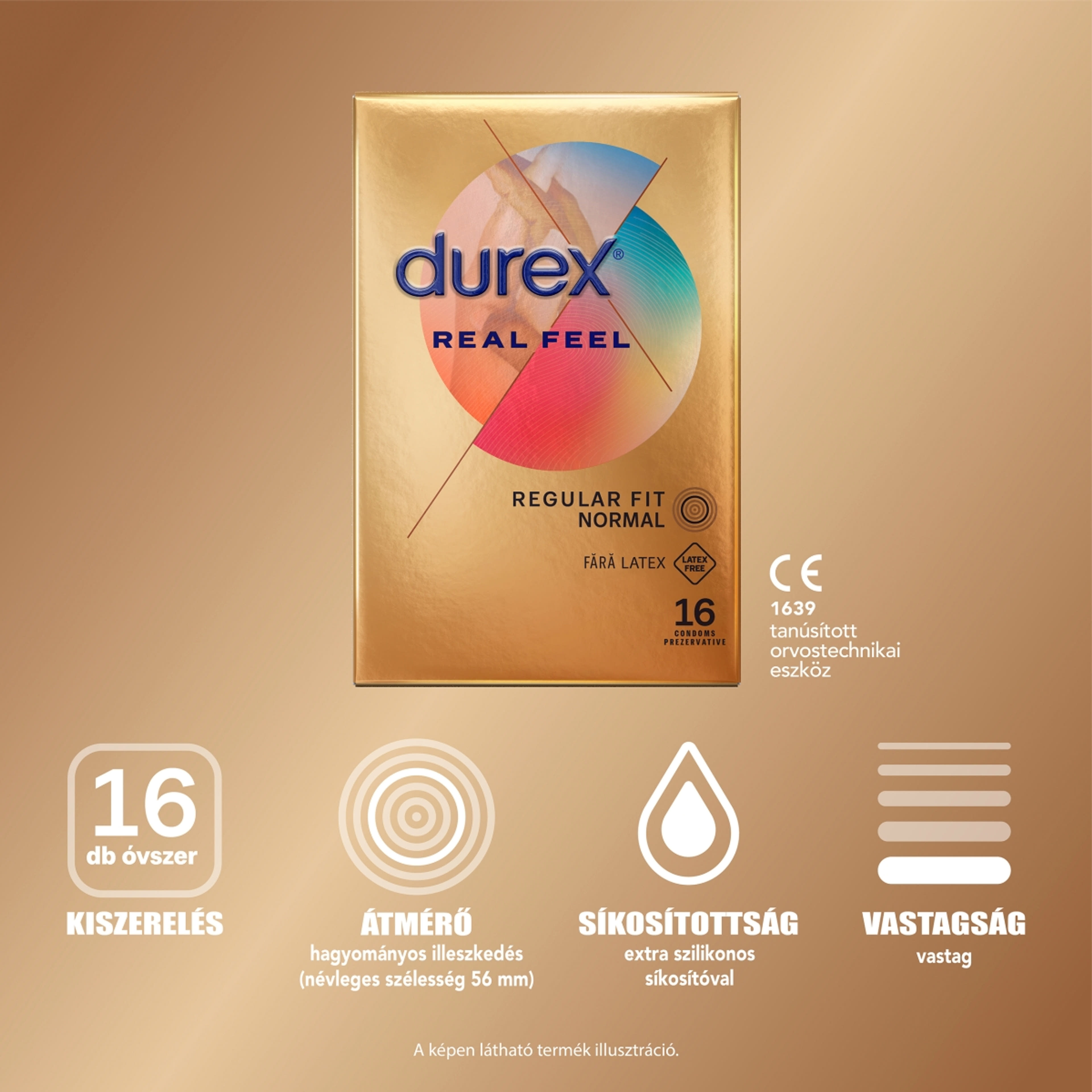 Durex Real Feel óvszer - 16 db-4