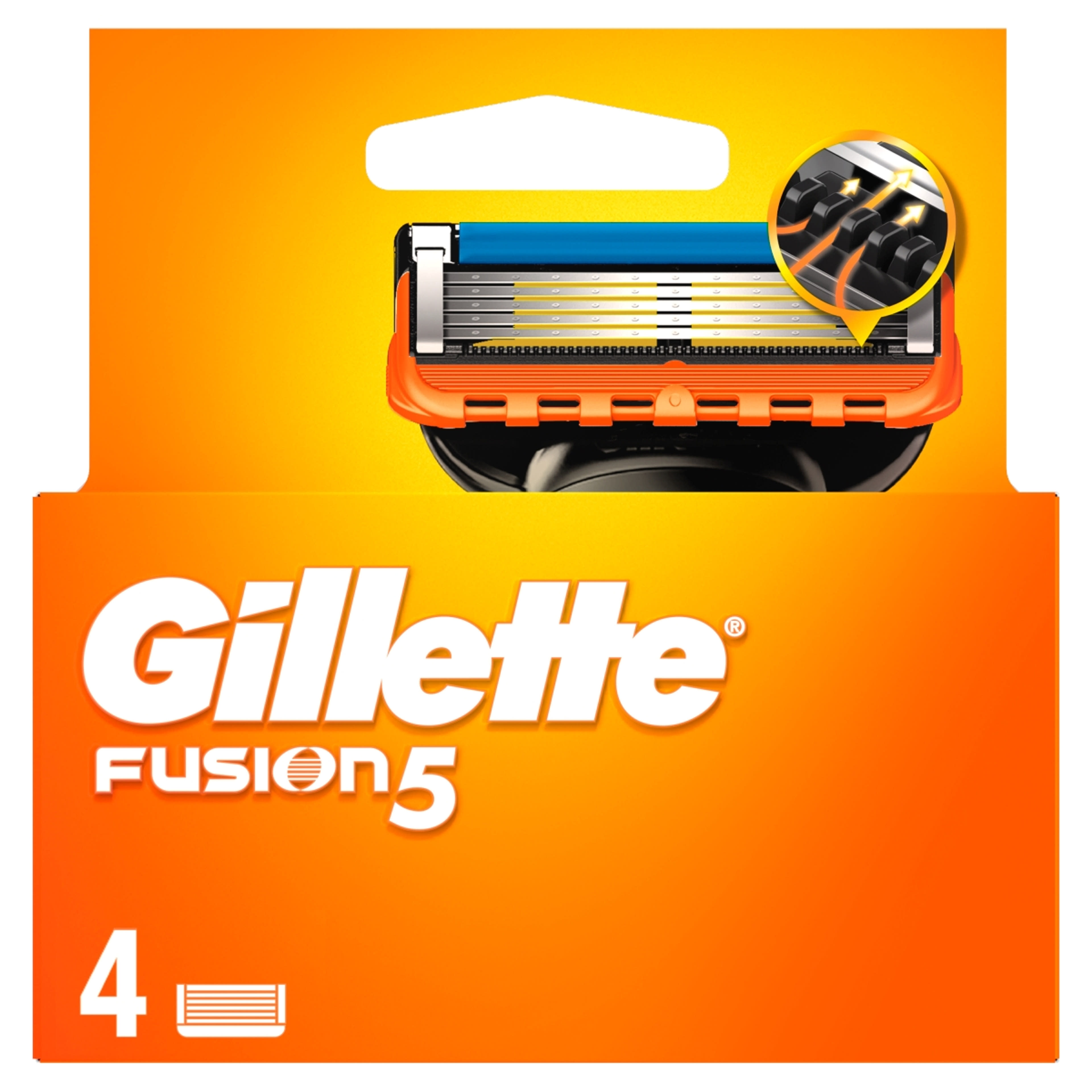 Gillette Fusion 5 pengés borotvabetét - 4 db