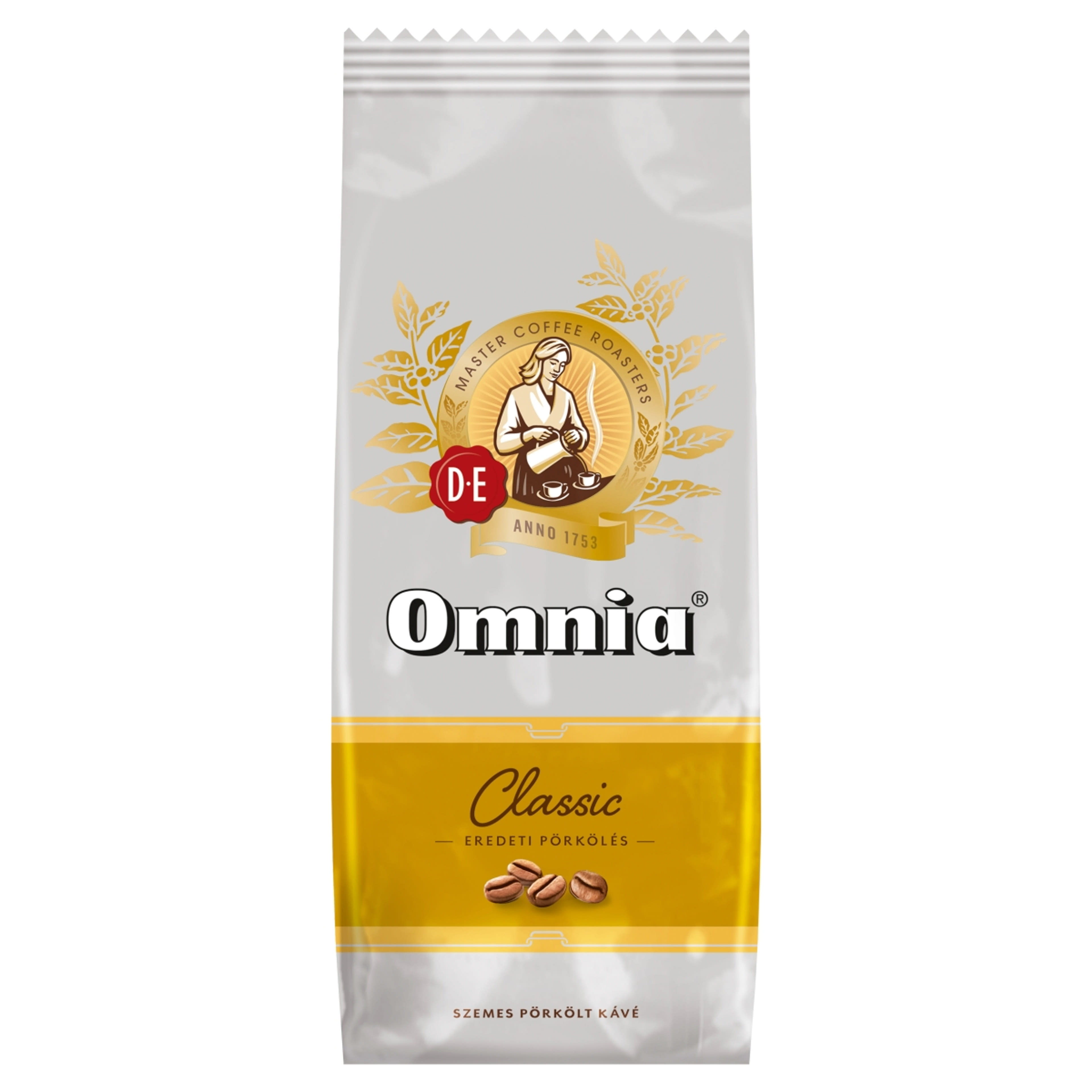 Douwe Egberts Omnia Classic eredeti pörkölésű szemes pörkölt kávé - 1000 g-1