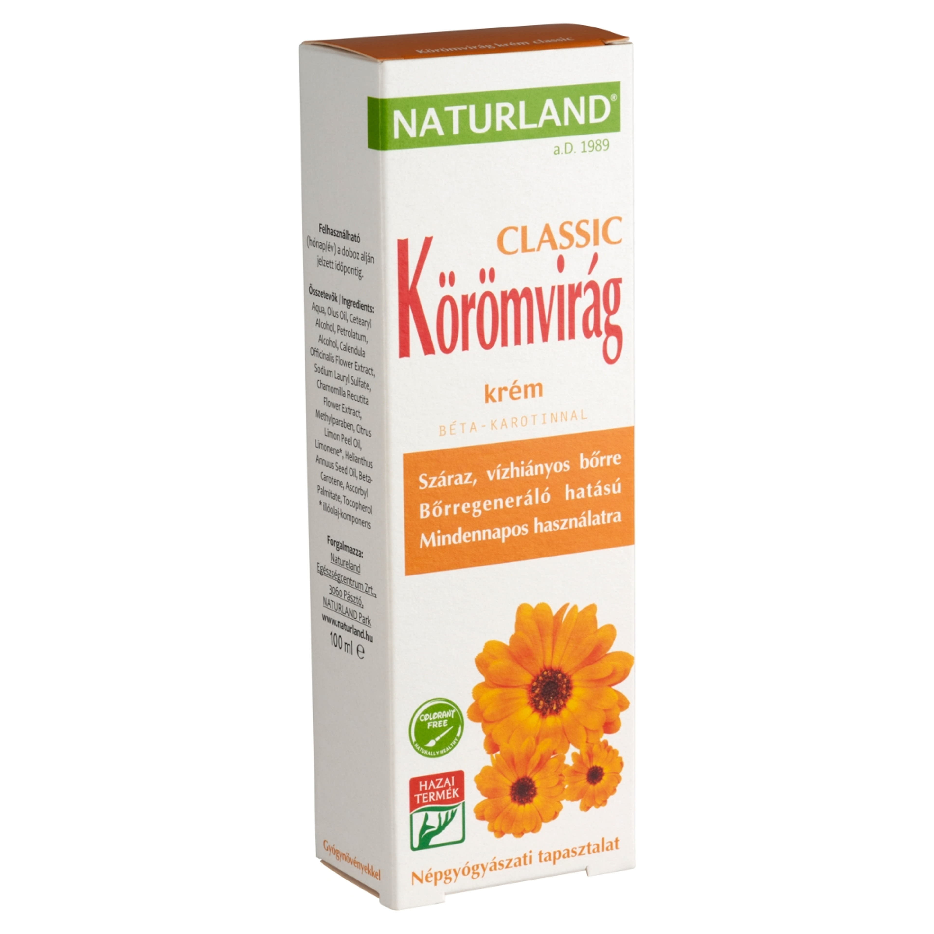 Naturland Classic Körömvirág Krém - 100 ml-2