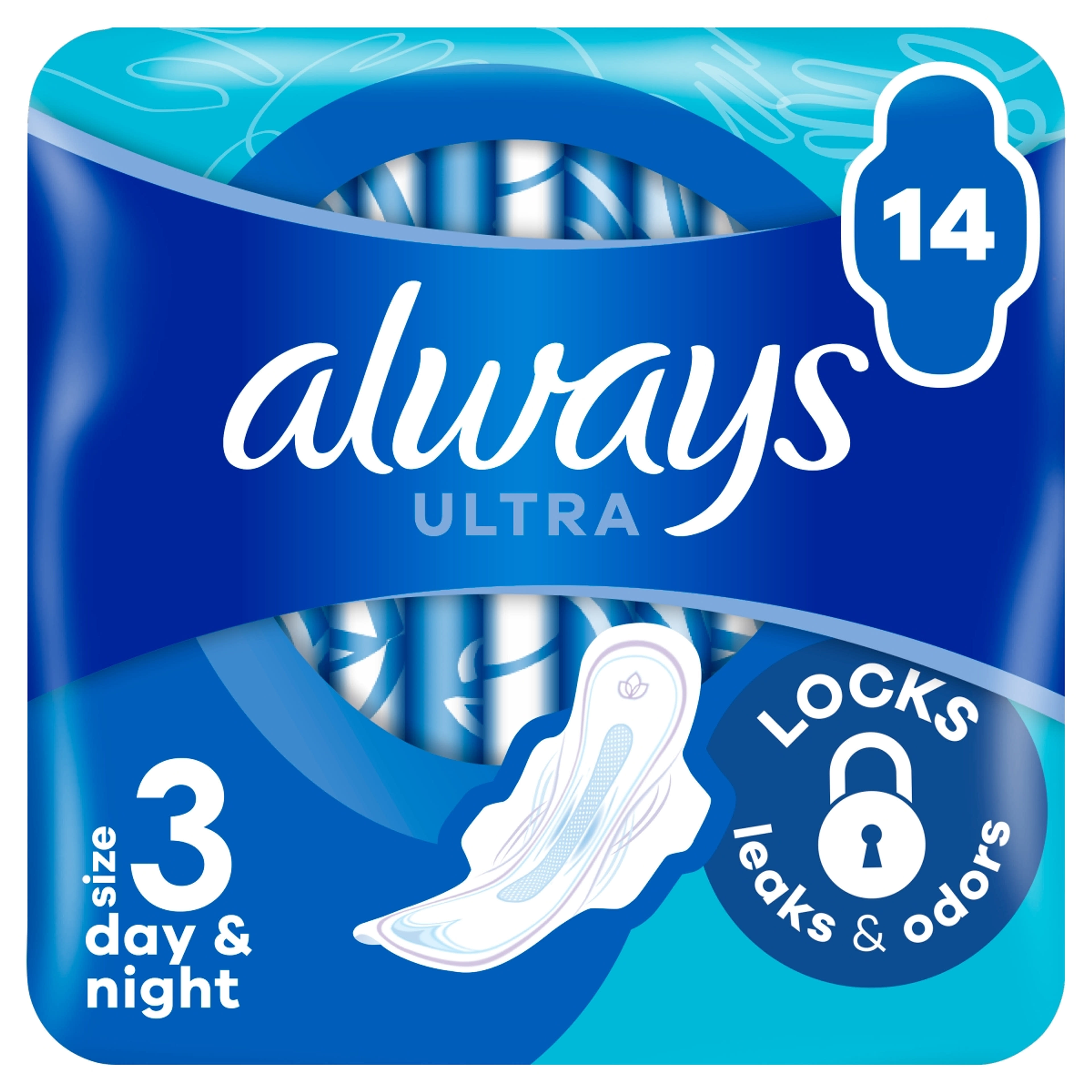Always Ultra Night intim betét - 14 db-8