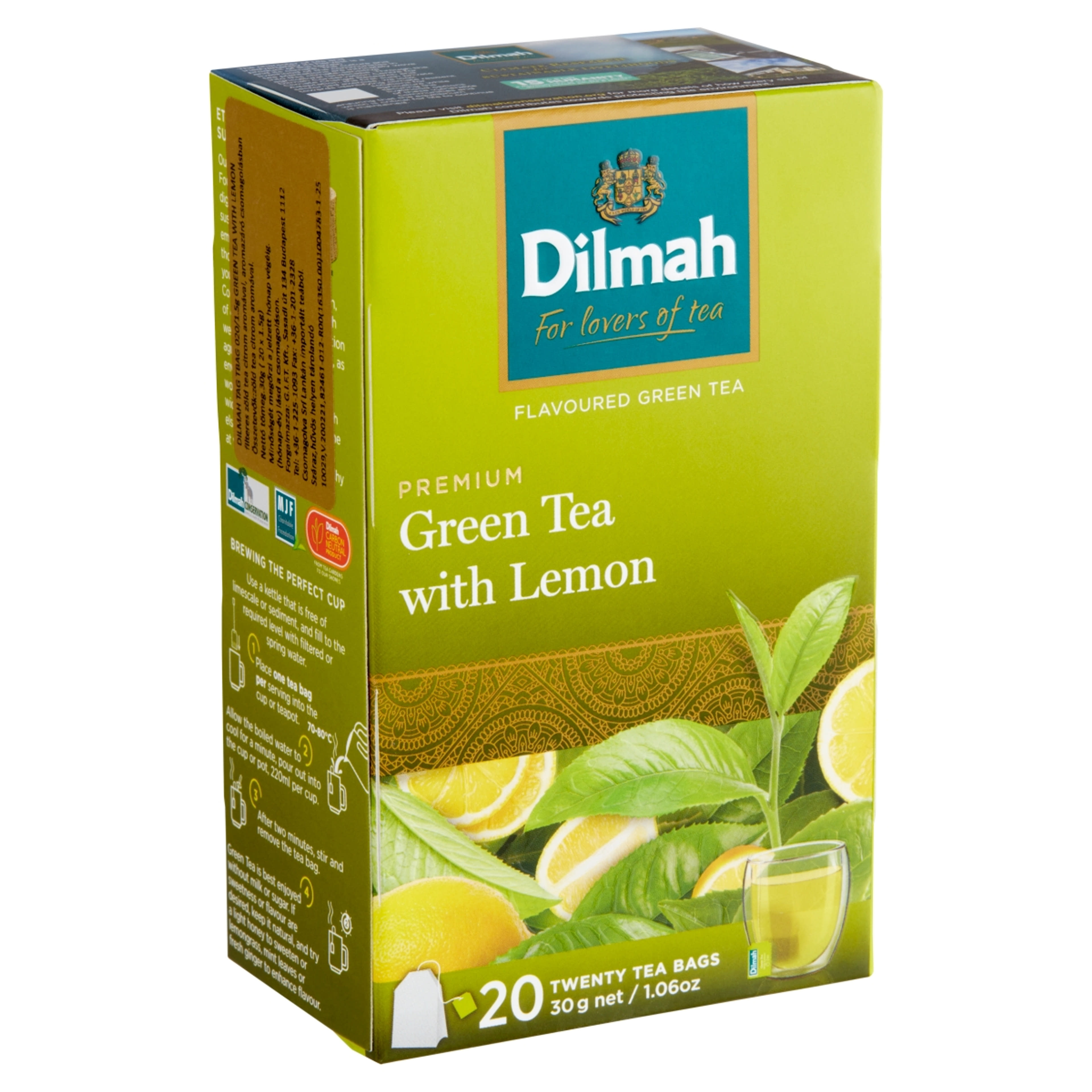 Dilmah Green tea citrom aromával - 30 g-2