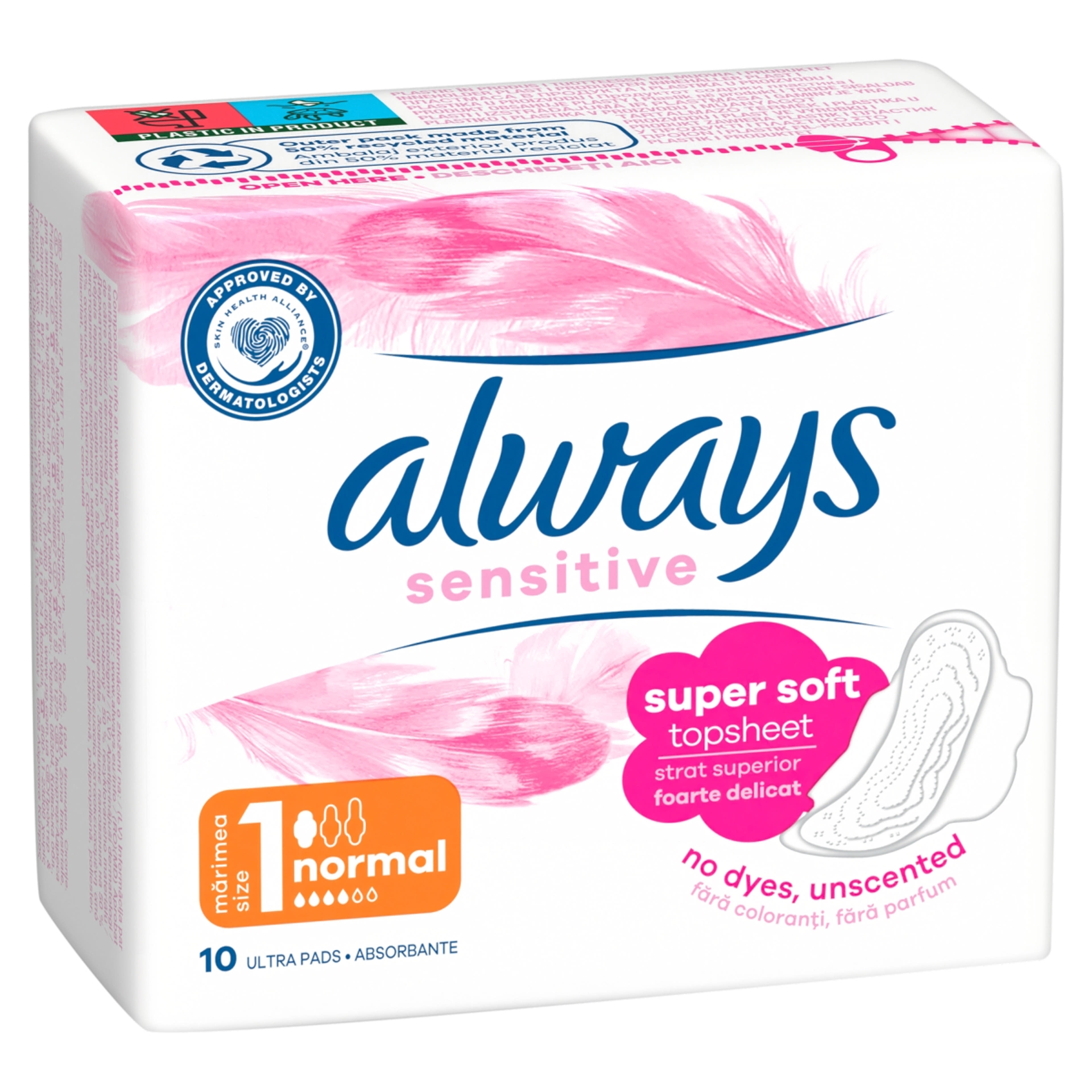 Always Sensitive Ultra Normal Plus intim betét - 10 db-2