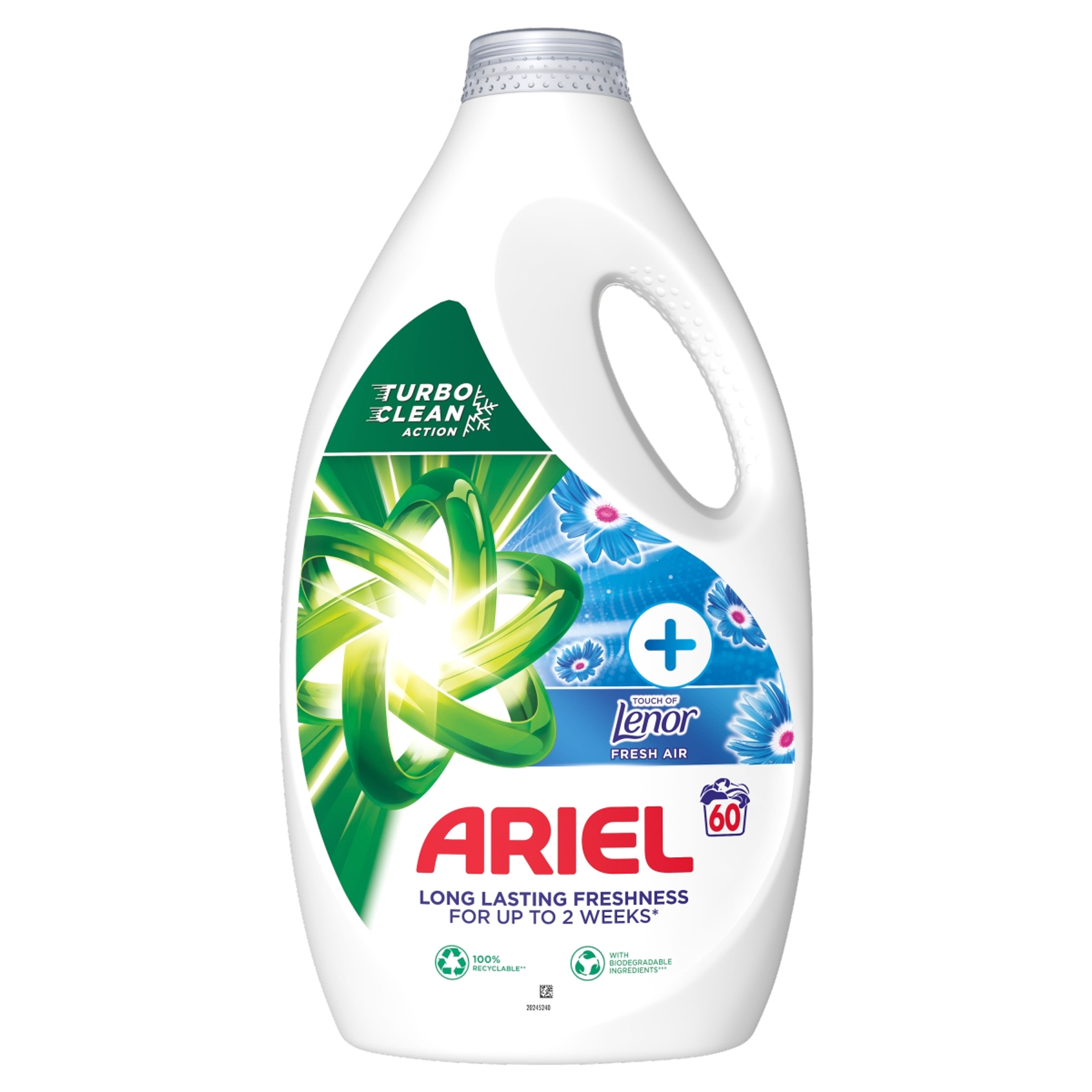 Ariel Fresh Air folyékony mosószer 60 mosáshoz - 3000 ml-1