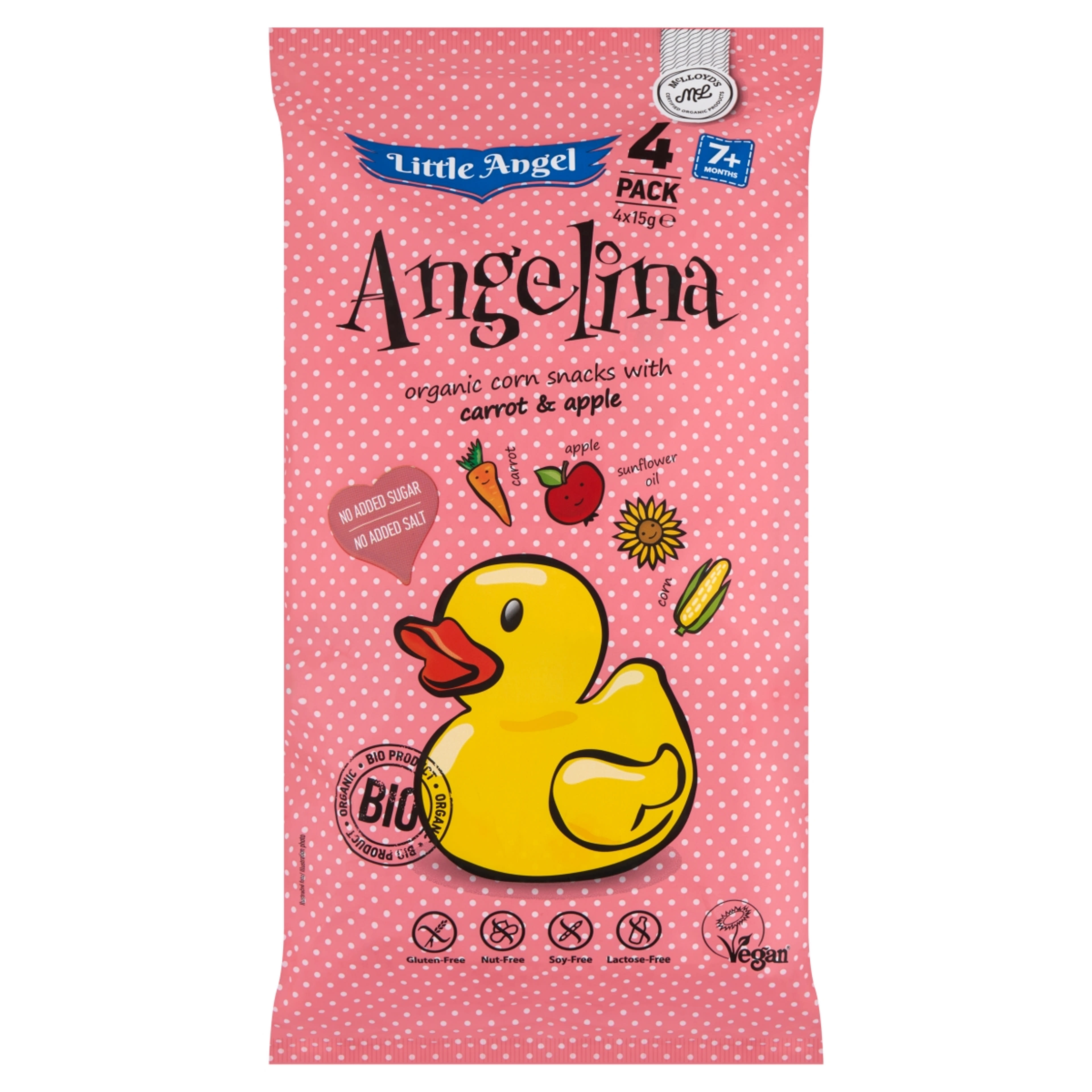 Angelina bio kukoricás snack - 60 g-1