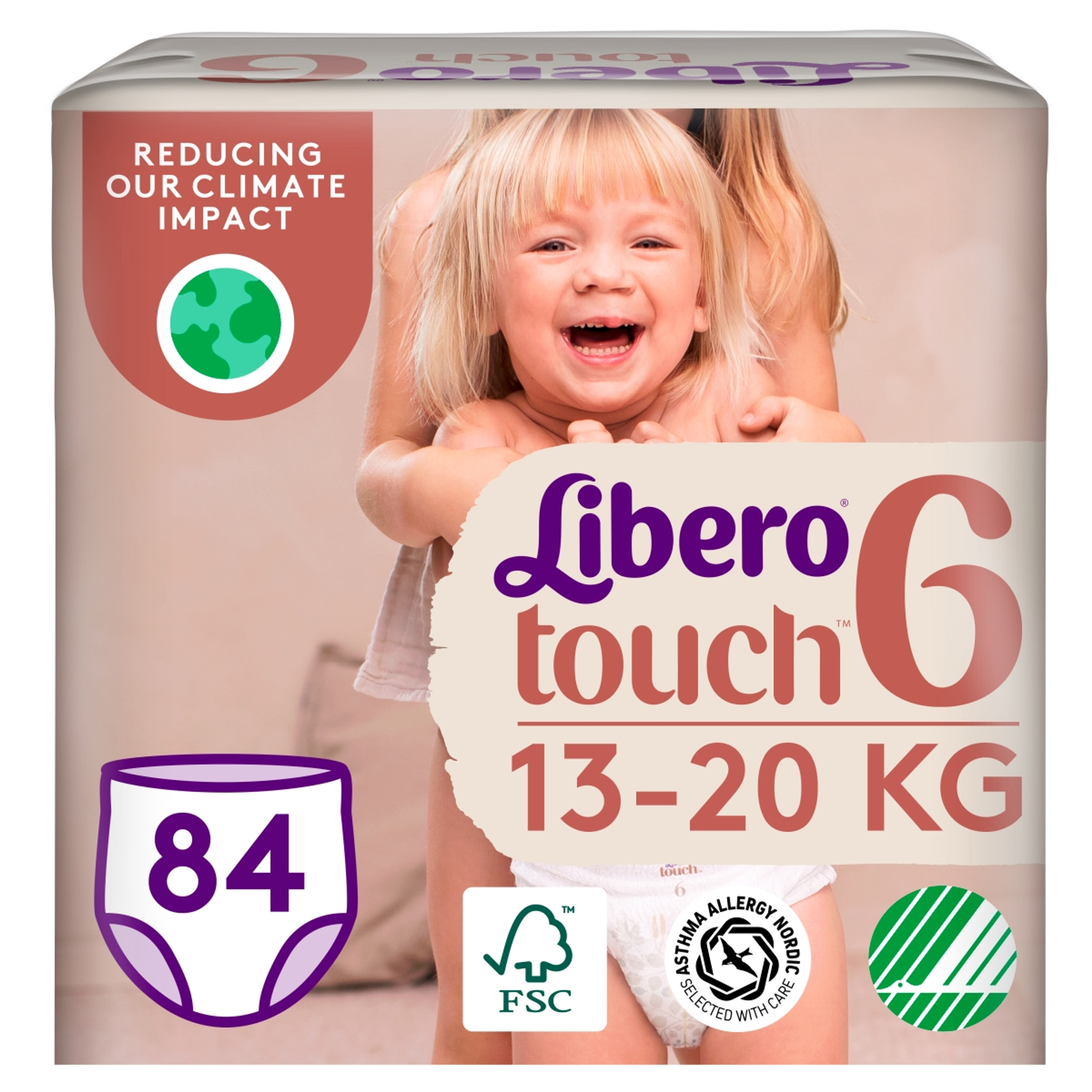 Libero Touch bugyipelenka 6-os 13-20 kg - 84 db