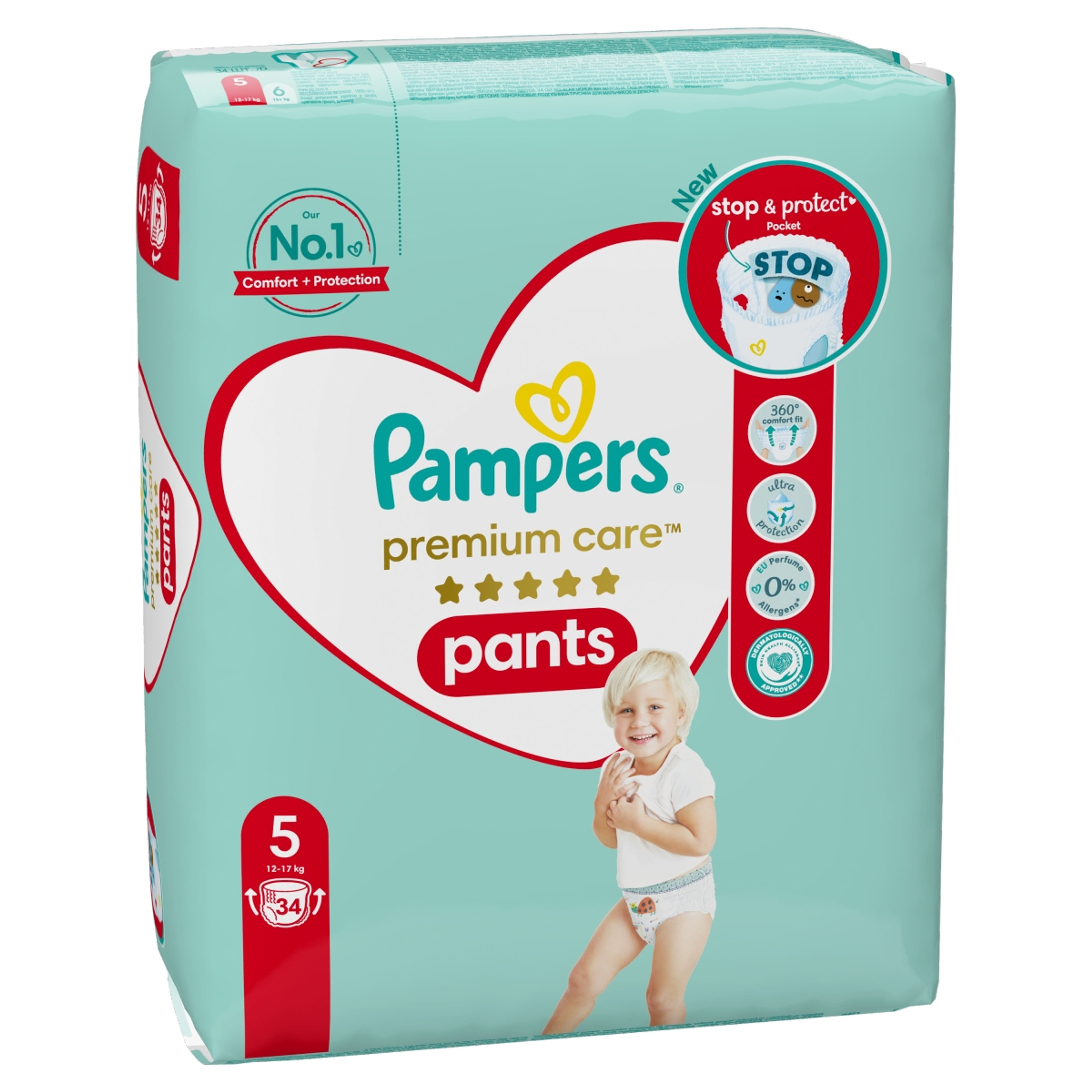 Pampers Premium Care Pants 5-ös 12-17kg - 34 db-2