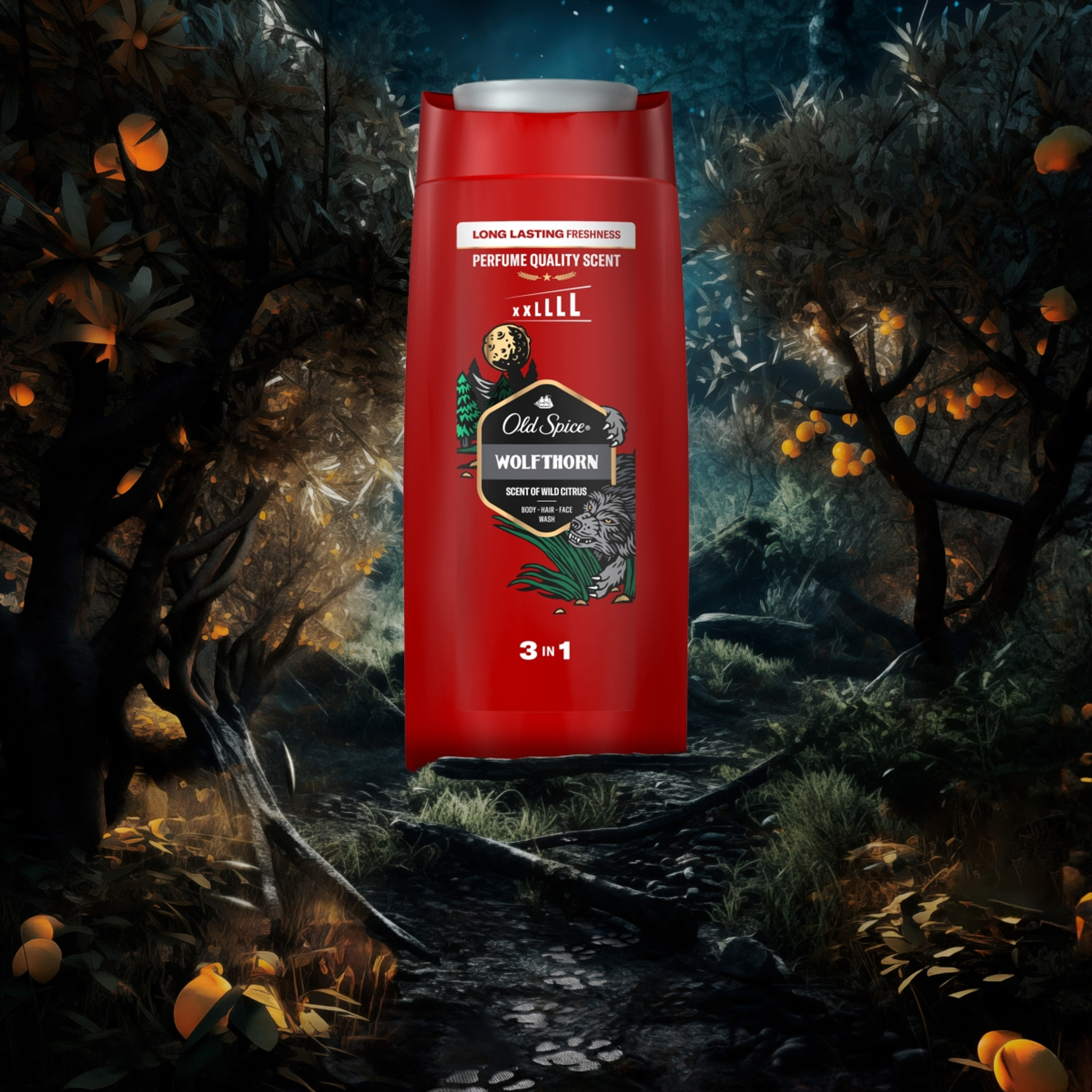 Old Spice Wolfthorn tusfürdő - 675 ml-8