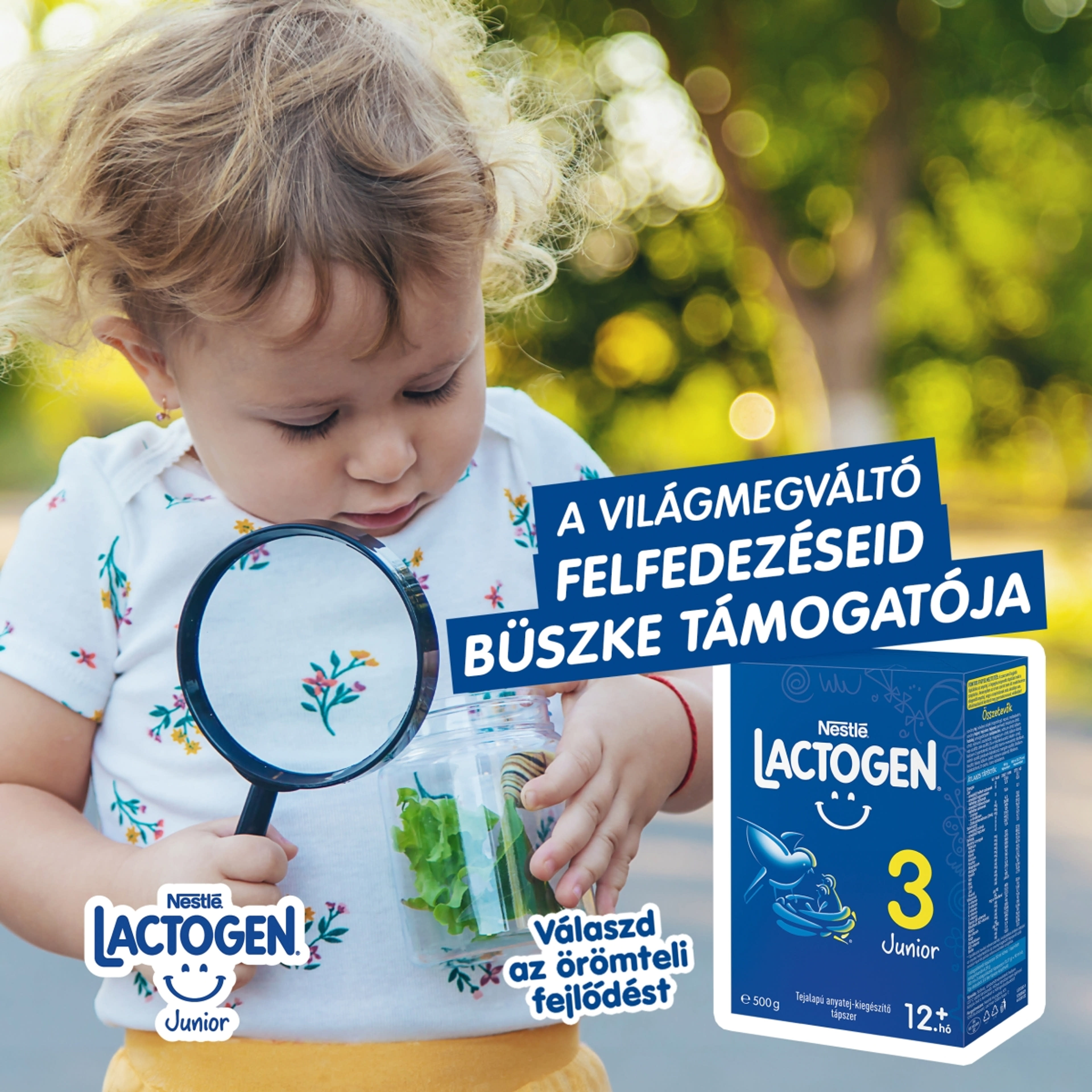 Lactogen 3 Junior tejalapú anyatej-kiegészítő tápszer 12. hónapos kortól - 500 g-3