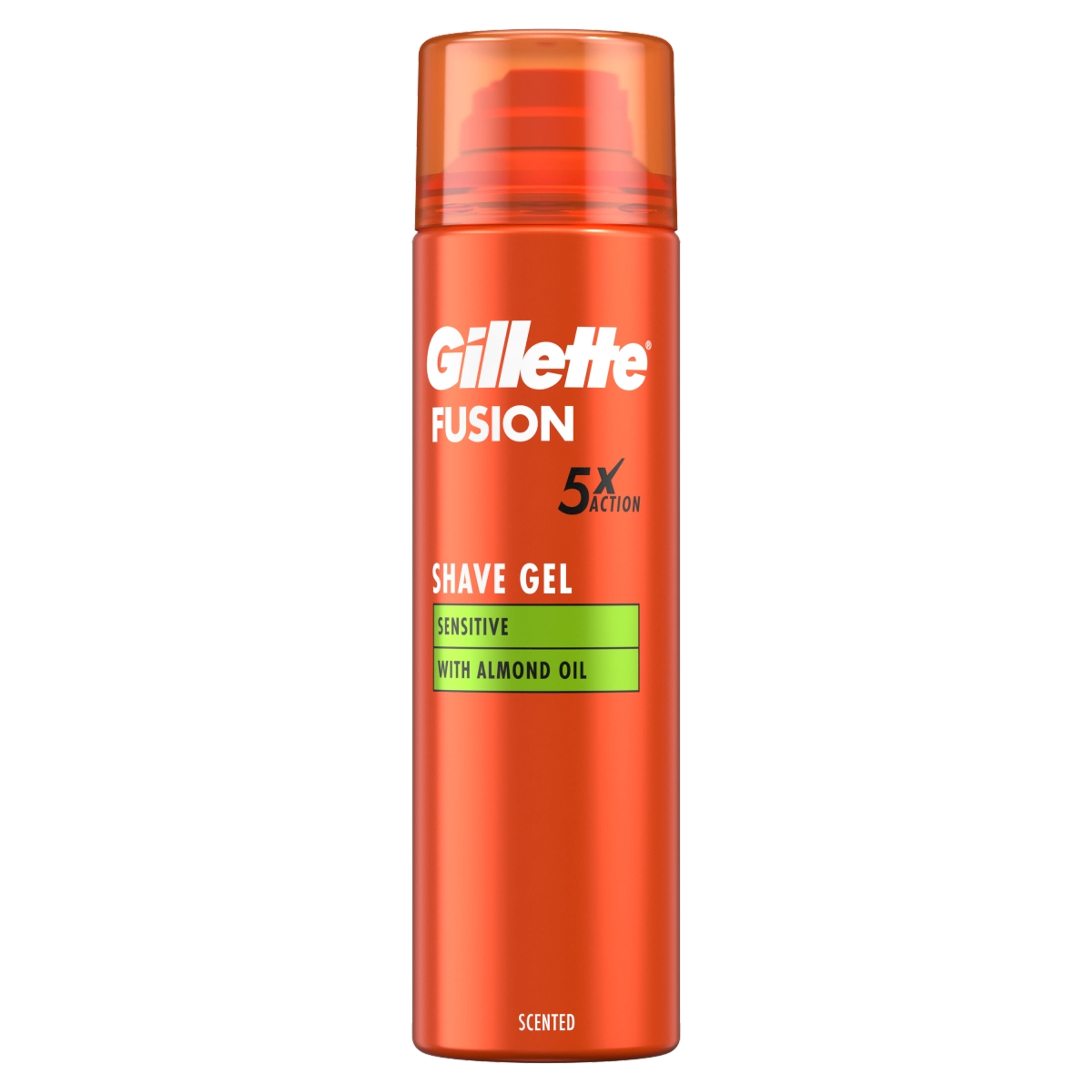 Gillette Fusion Skin Sensitive borotvazselé, mandulaolajjal - 200ml-1