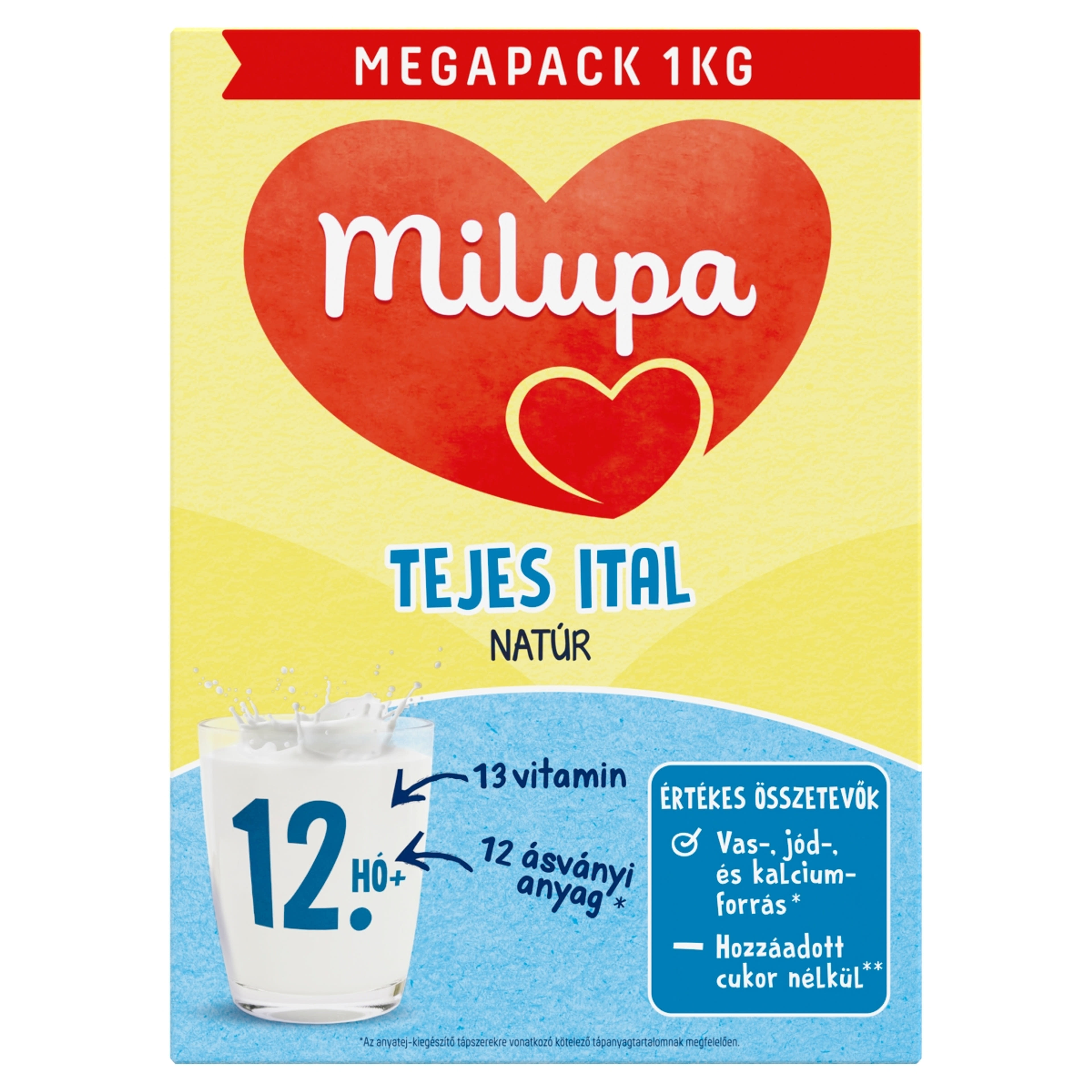 Milupa Tejes ital anyatej-kiegészítő tápszer 12. hónapos kortól - 1000 g-1