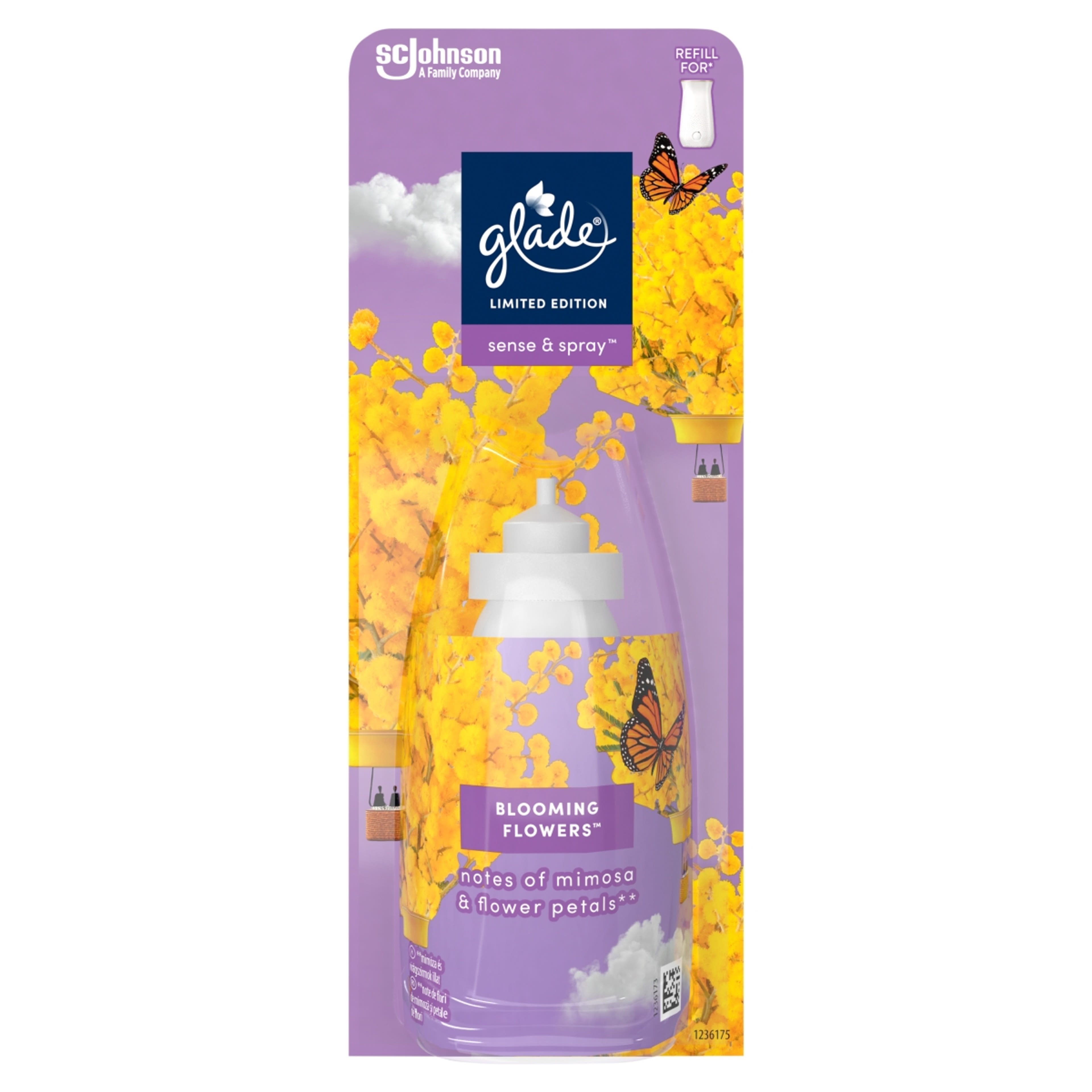 Glade Sense & Spray Blooming Flowers automata légfrissítő készülék utántöltő - 18 ml-1