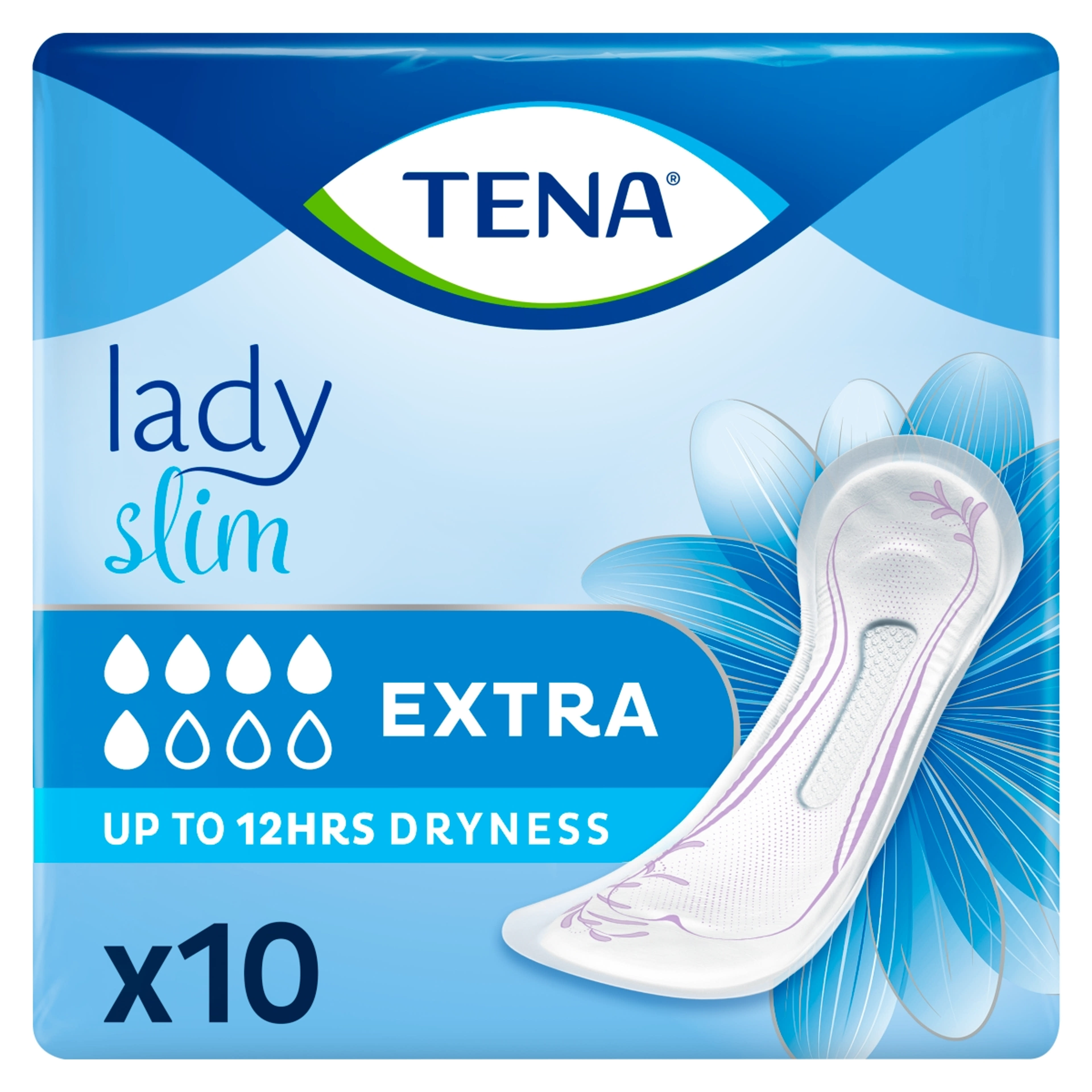 Tena Lady Extra szárny nélküli középsúlyos inkontinencia betét - 10 db-6