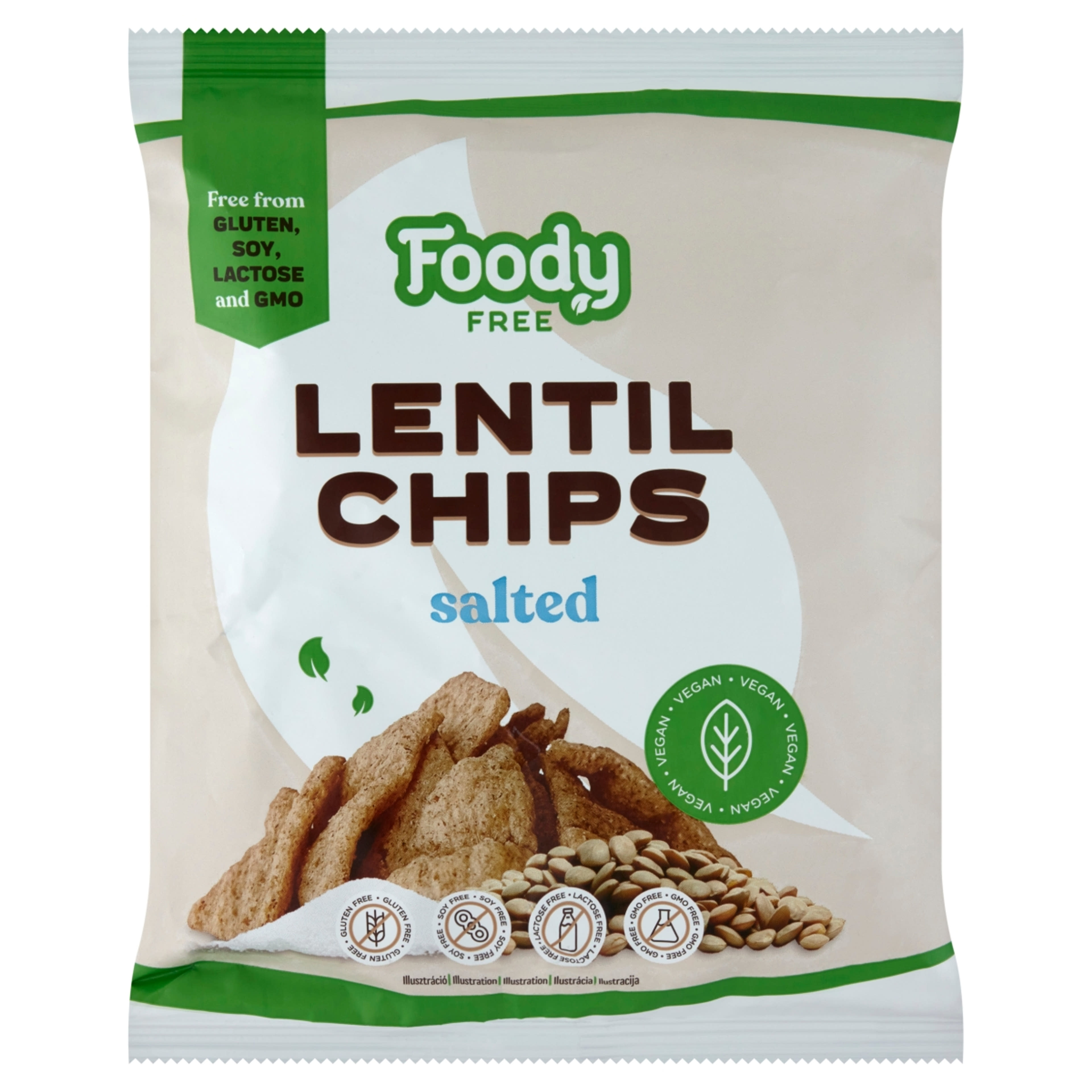 Foody free lencse chips sóval - 50 g