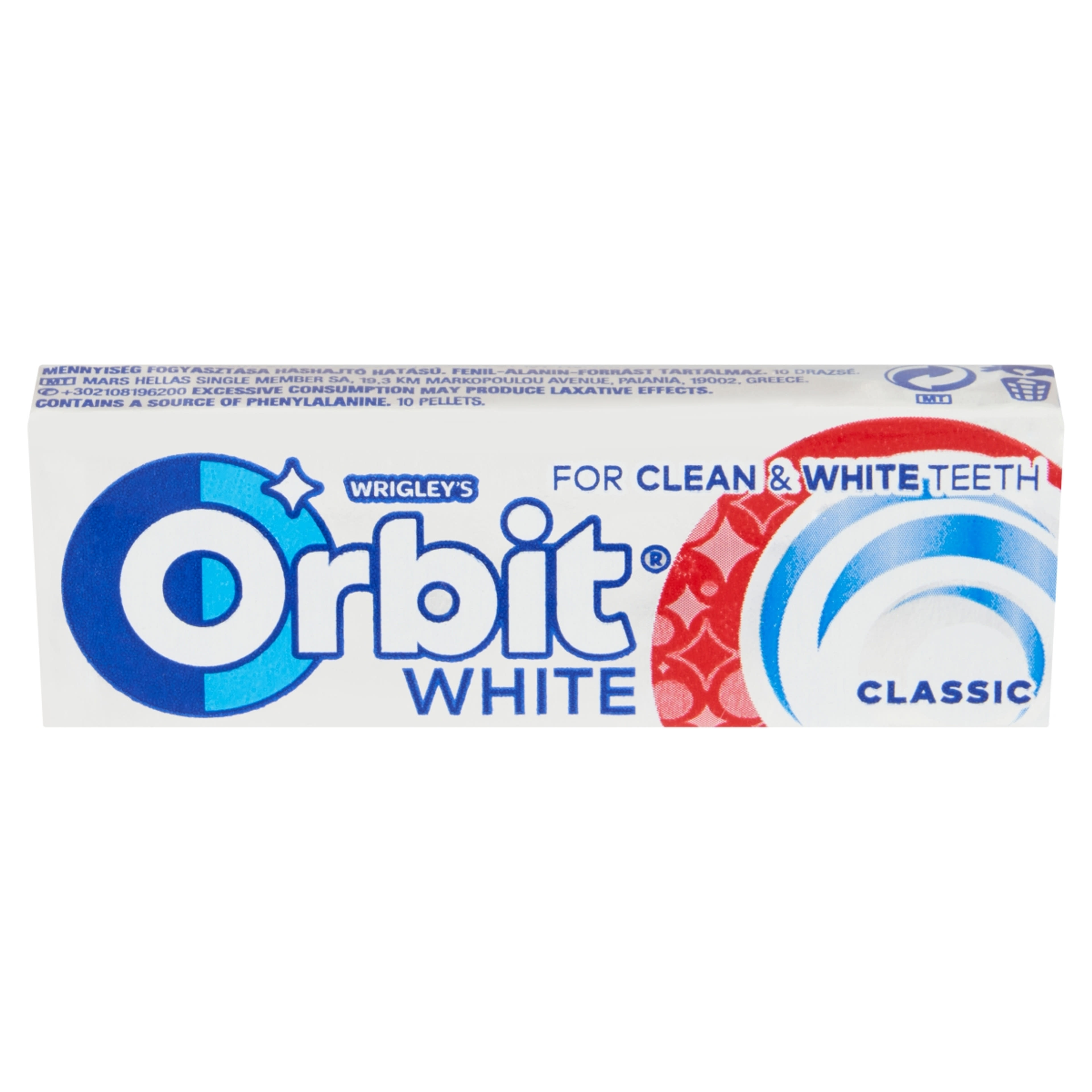 Orbit White Classic mentaízű rágógumi - 14 g-2