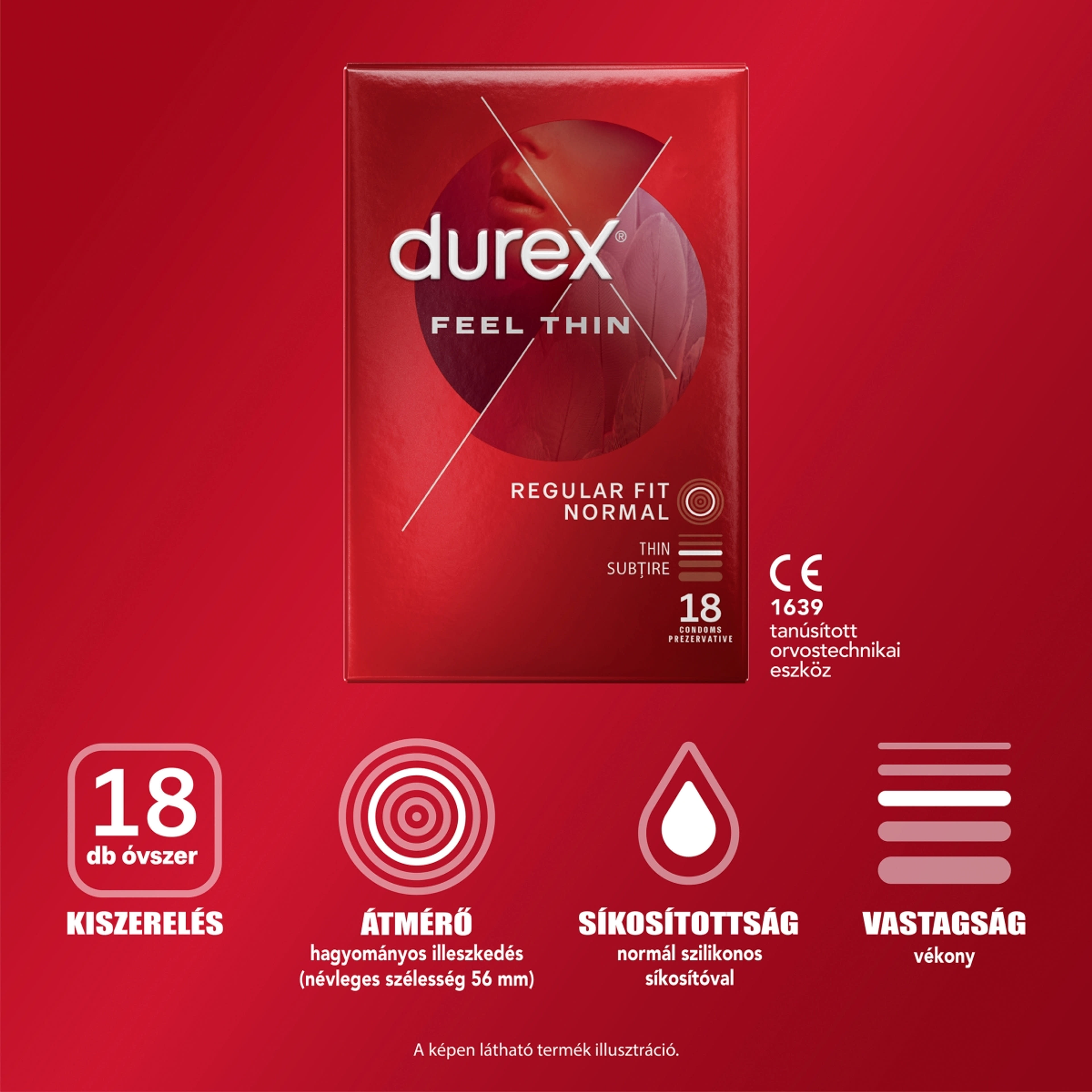 Durex Feel Thin óvszer - 18 db-4