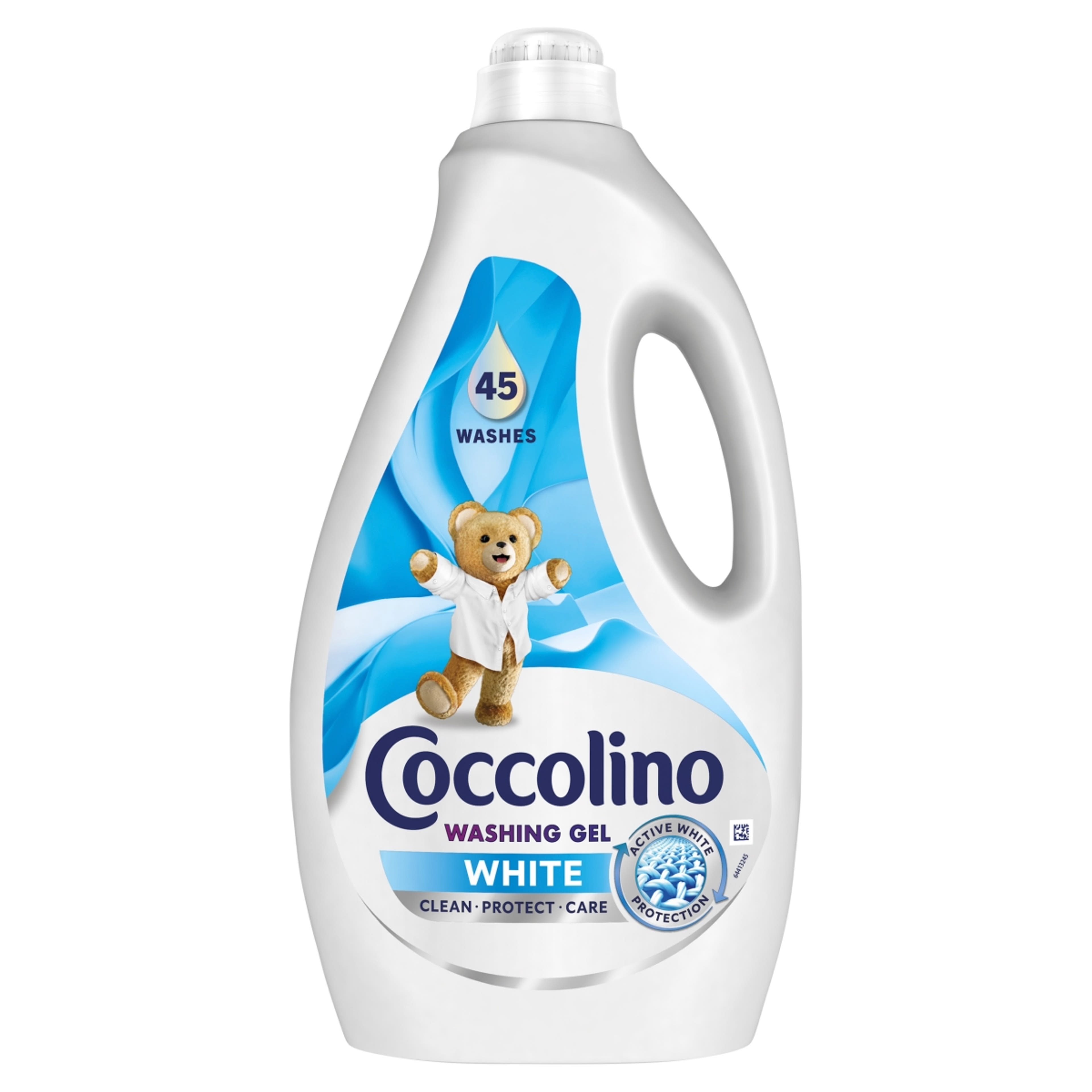 Coccolino Care mosógél fehér ruhákhoz 45 mosás - 1800 ml