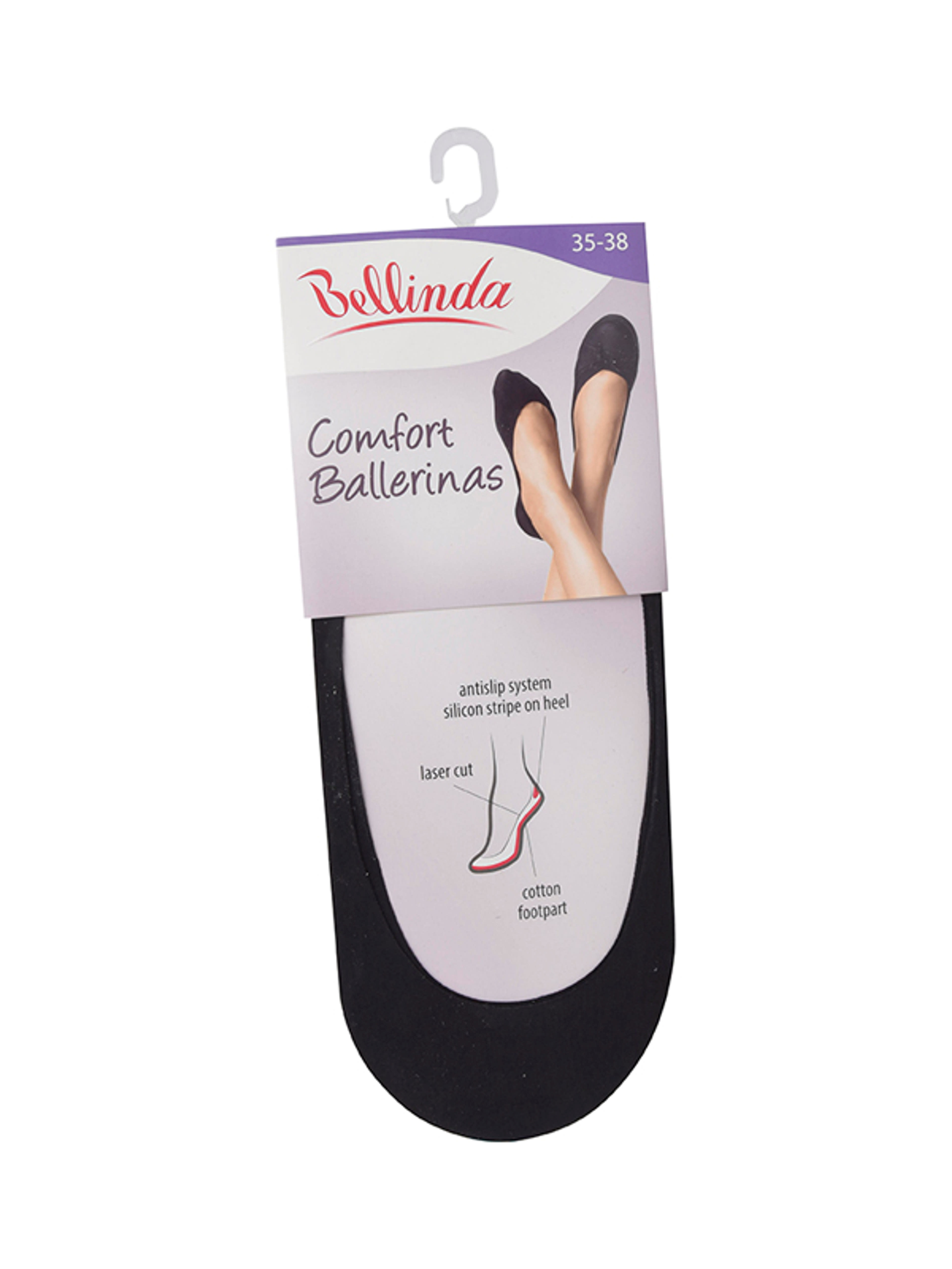 Bellinda balerina zokni comfort fekete 35-38 - 1 db