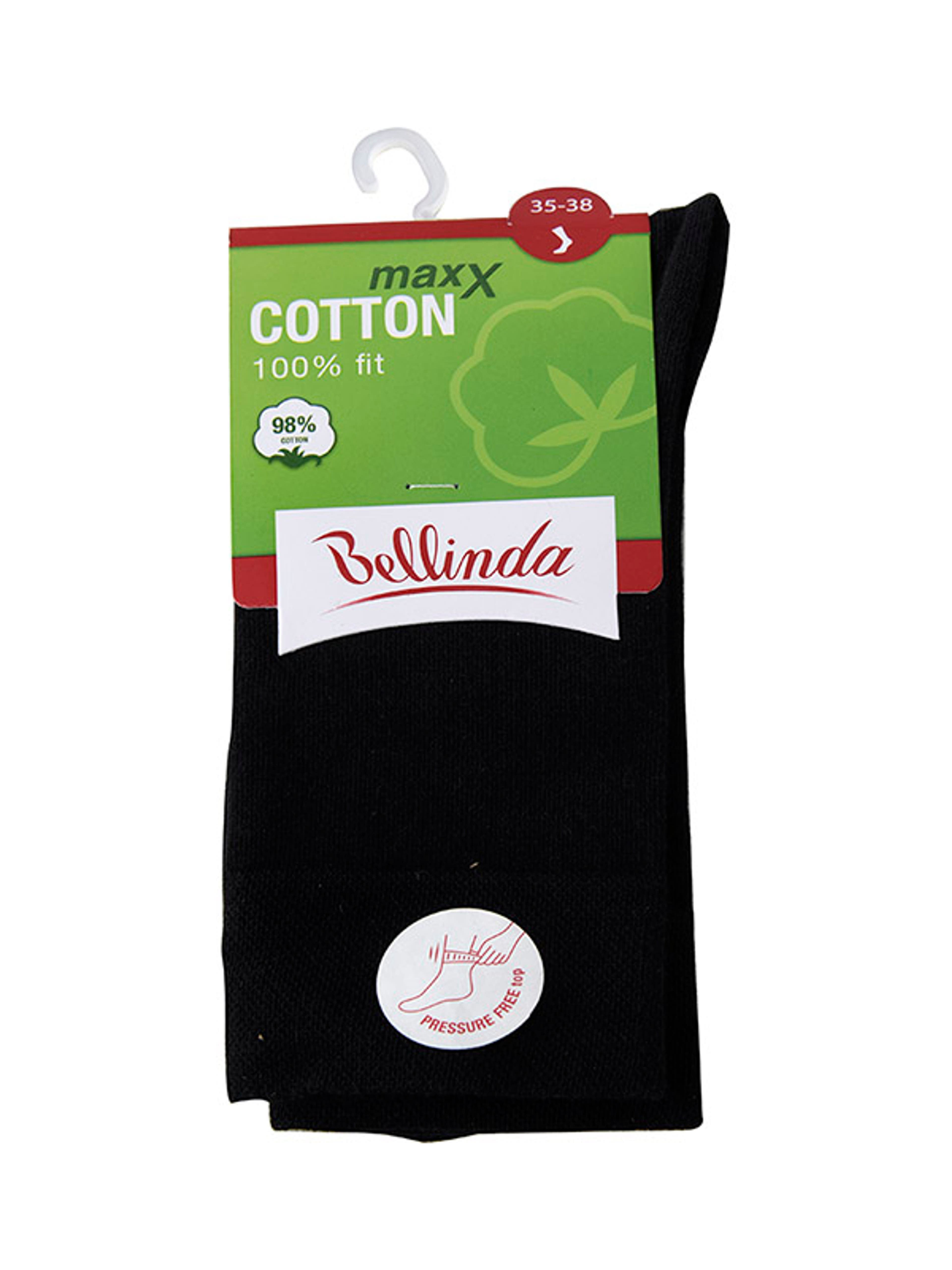 Bellinda Cotton Max Fekete 35-38 Harisnya - 1 pár-1