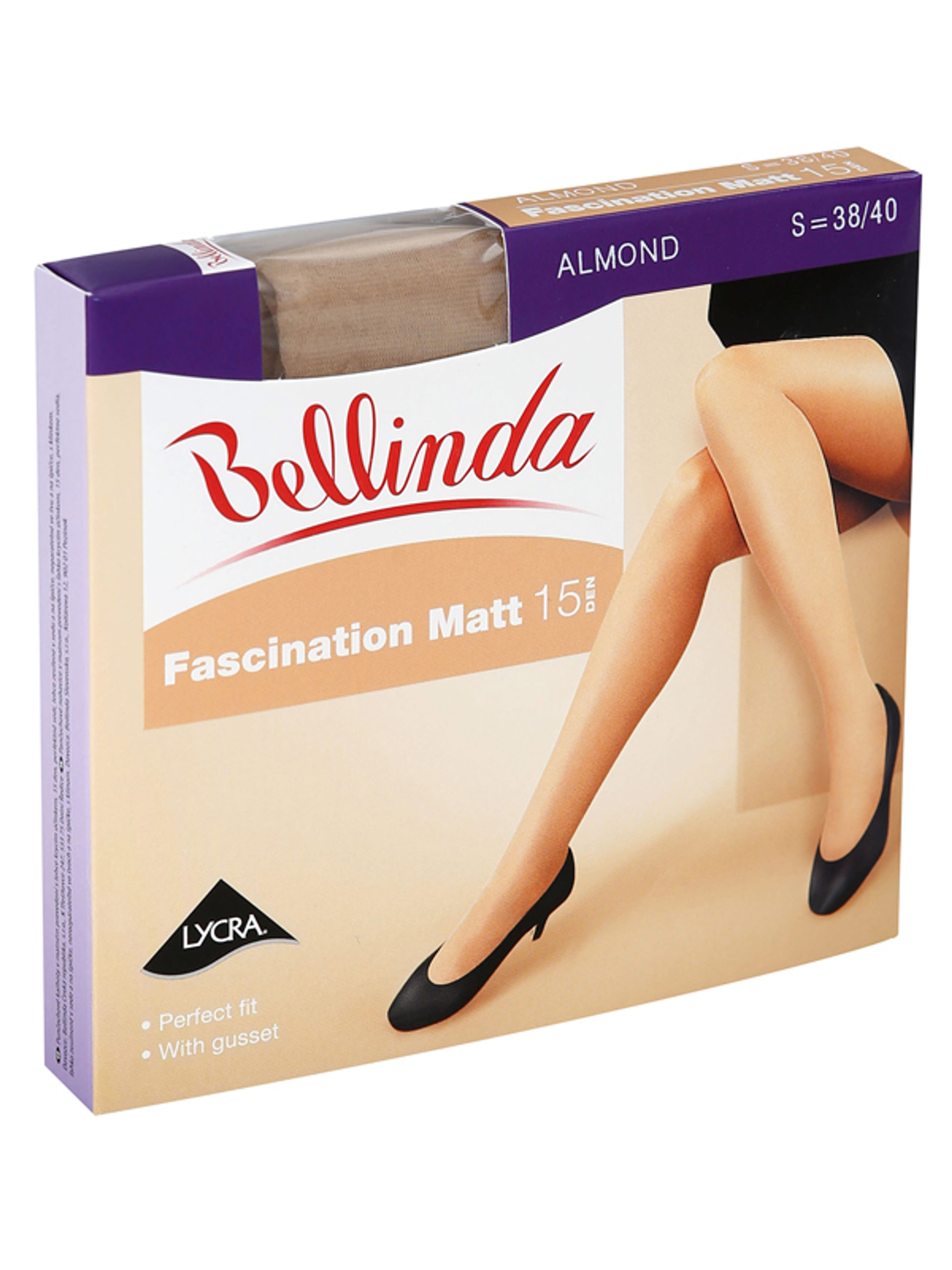 Bellinda Fascination Matt 15 Den Almond S Harisnya - 1 db