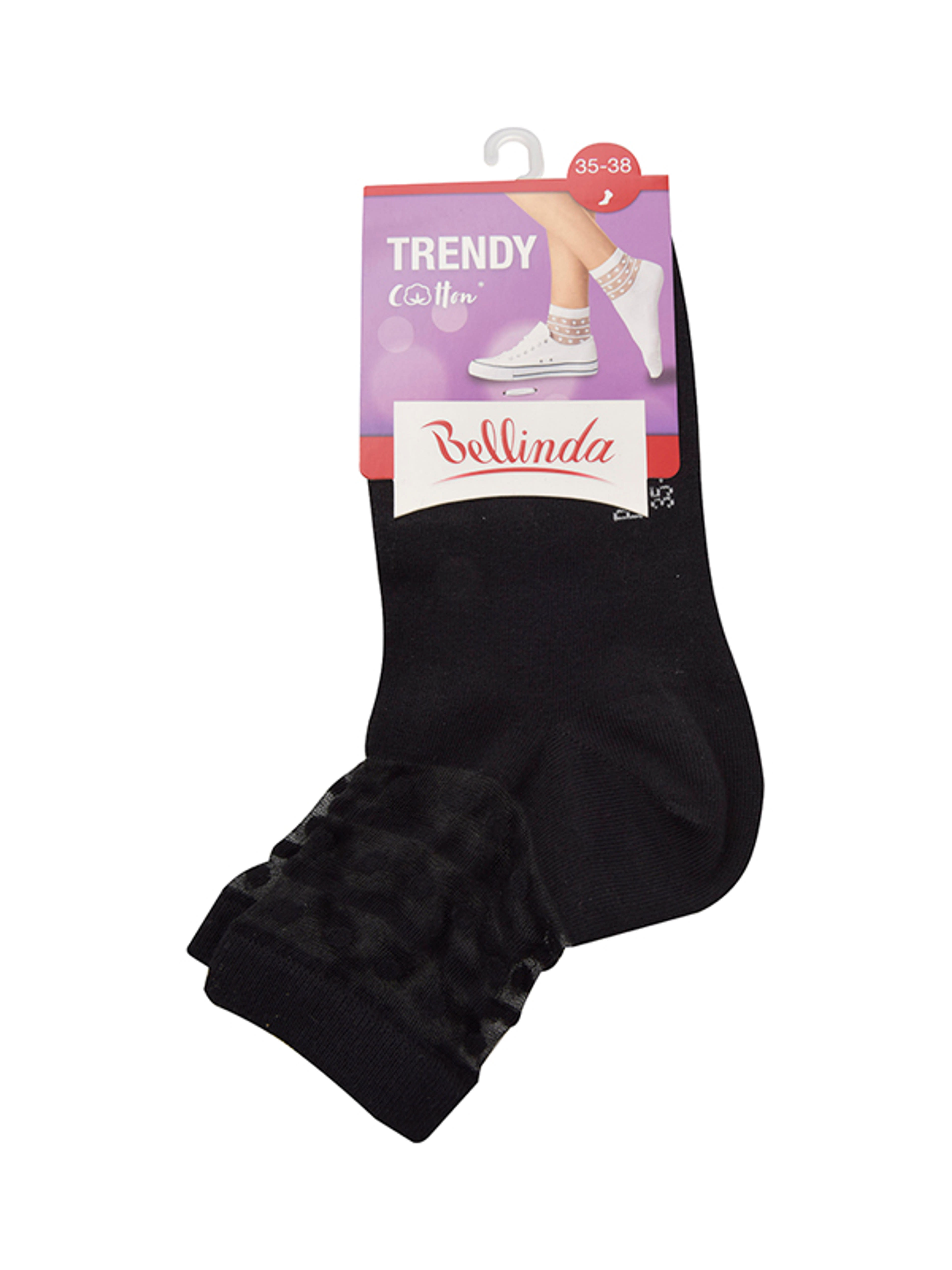Bellinda zokni trendy pamut fekete 35-38 - 1 db-1