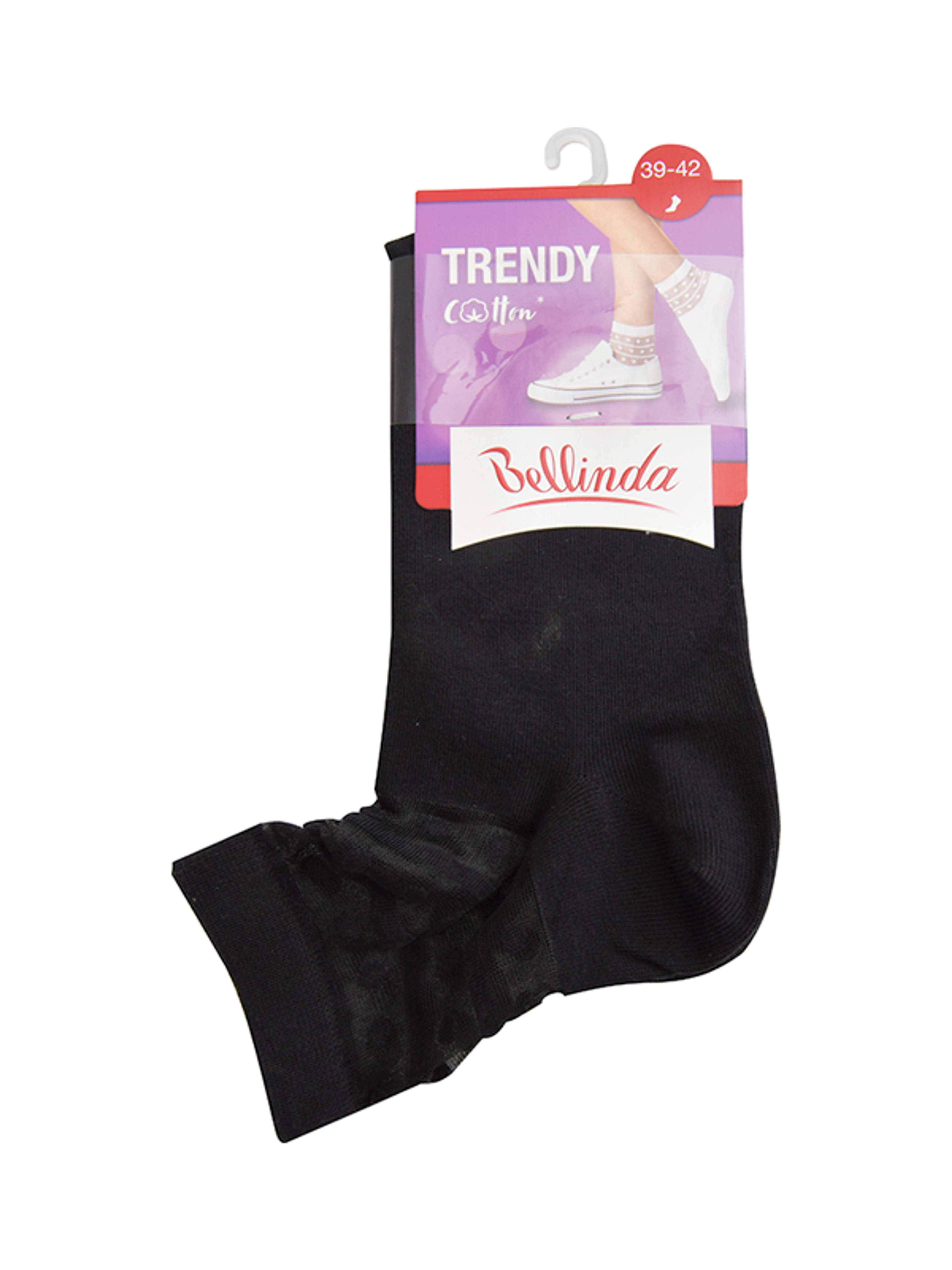 Bellinda zokni trendy pamut fekete 39-42 - 1 db