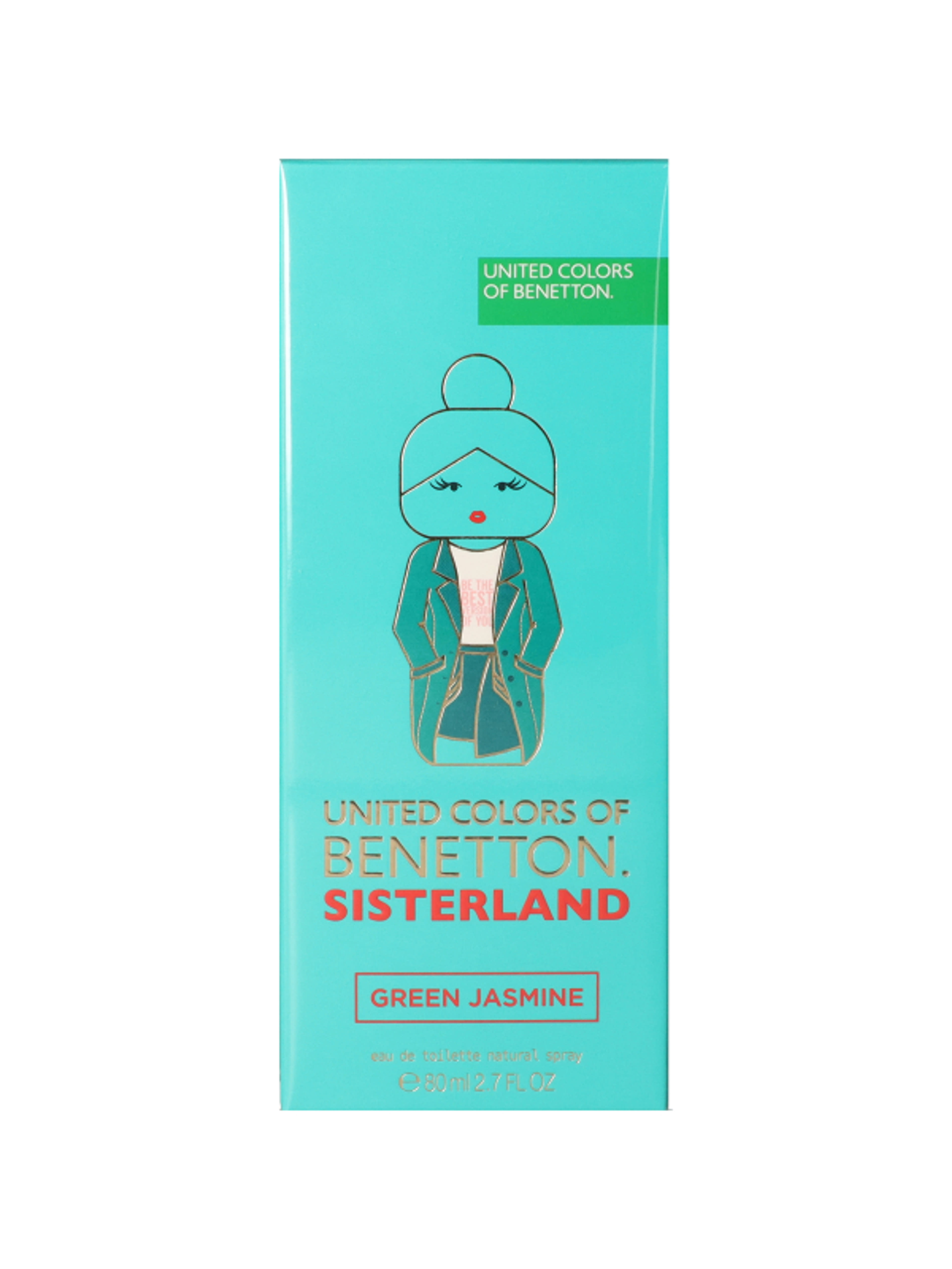 Benetton Sisterland Green Jasmine női Eau de Toilette - 80 ml