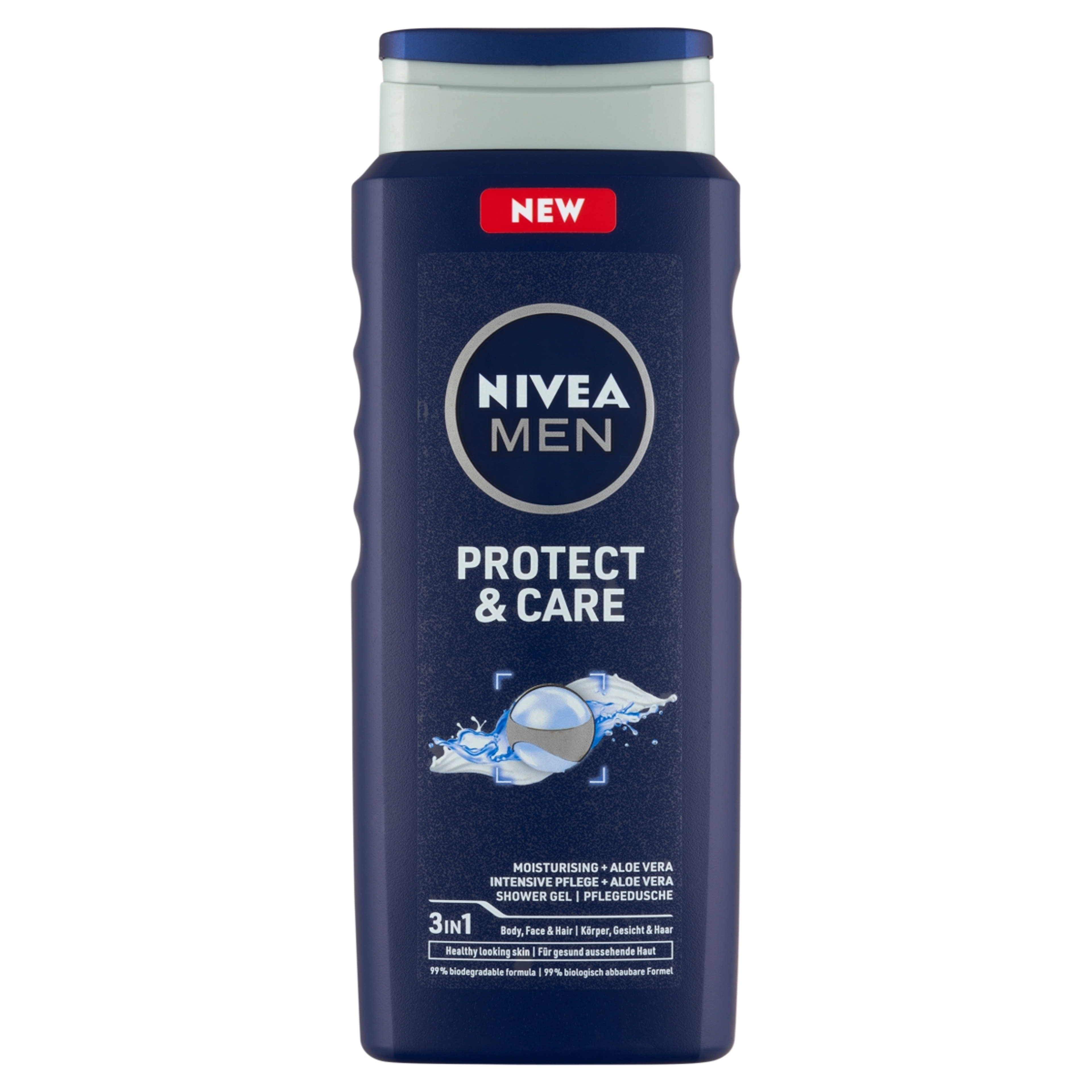 Nivea Men Protect & Care tusfürdő - 500 ml