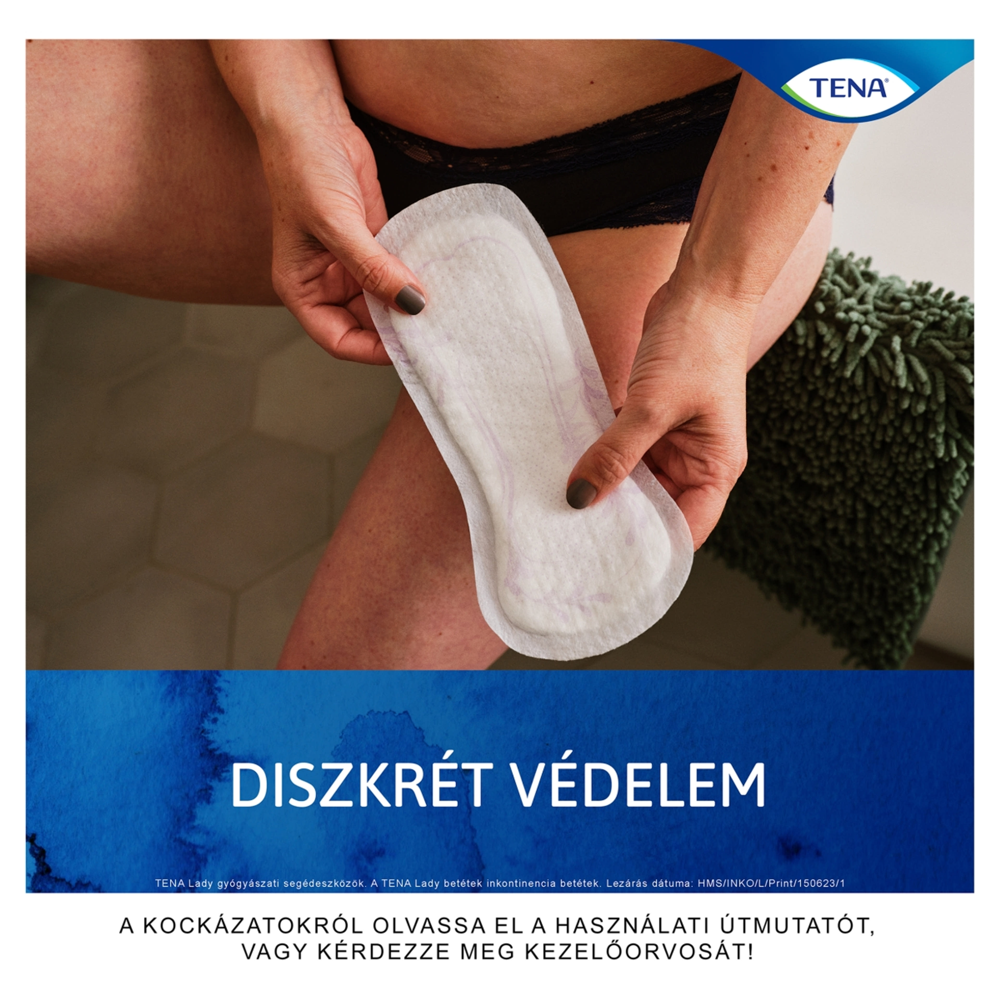 Tena Lady Mini Plus szárny nélküli enyhe inkontinencia betét - 16 db-3