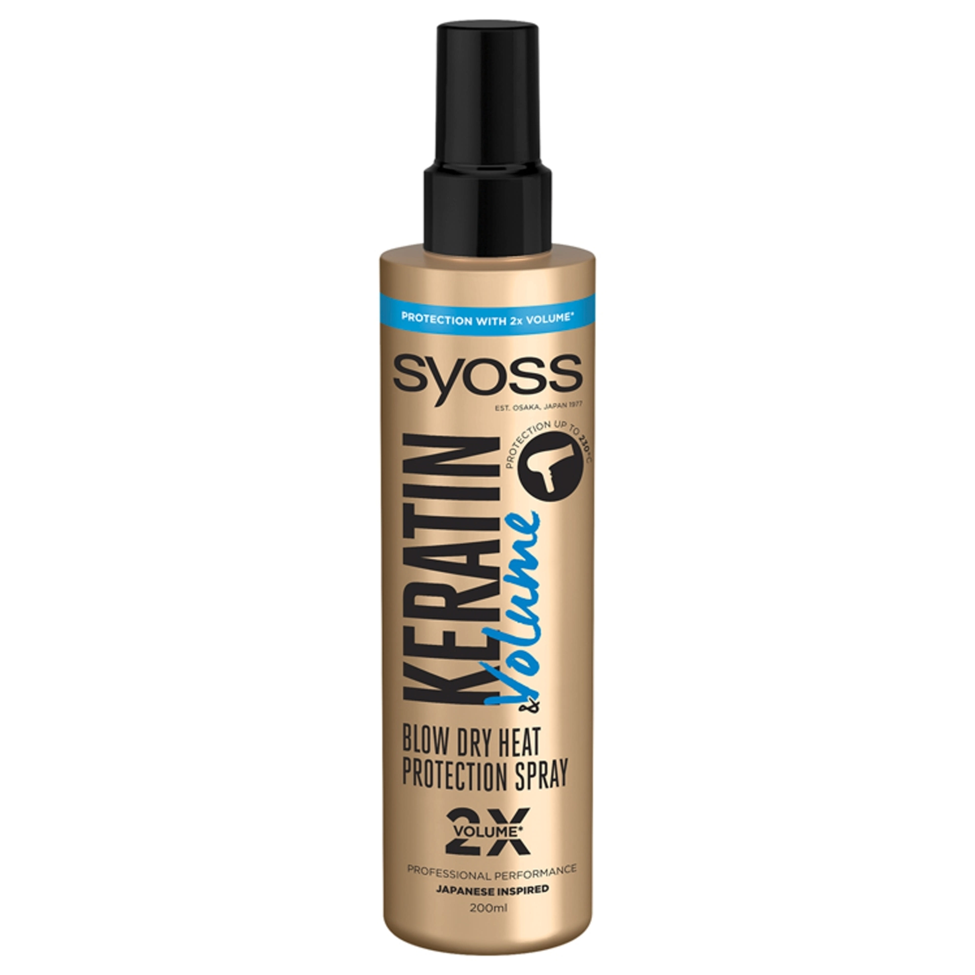 Syoss Keratin & Volume hajszárítás előtti & hővédő spray - 200 ml-1