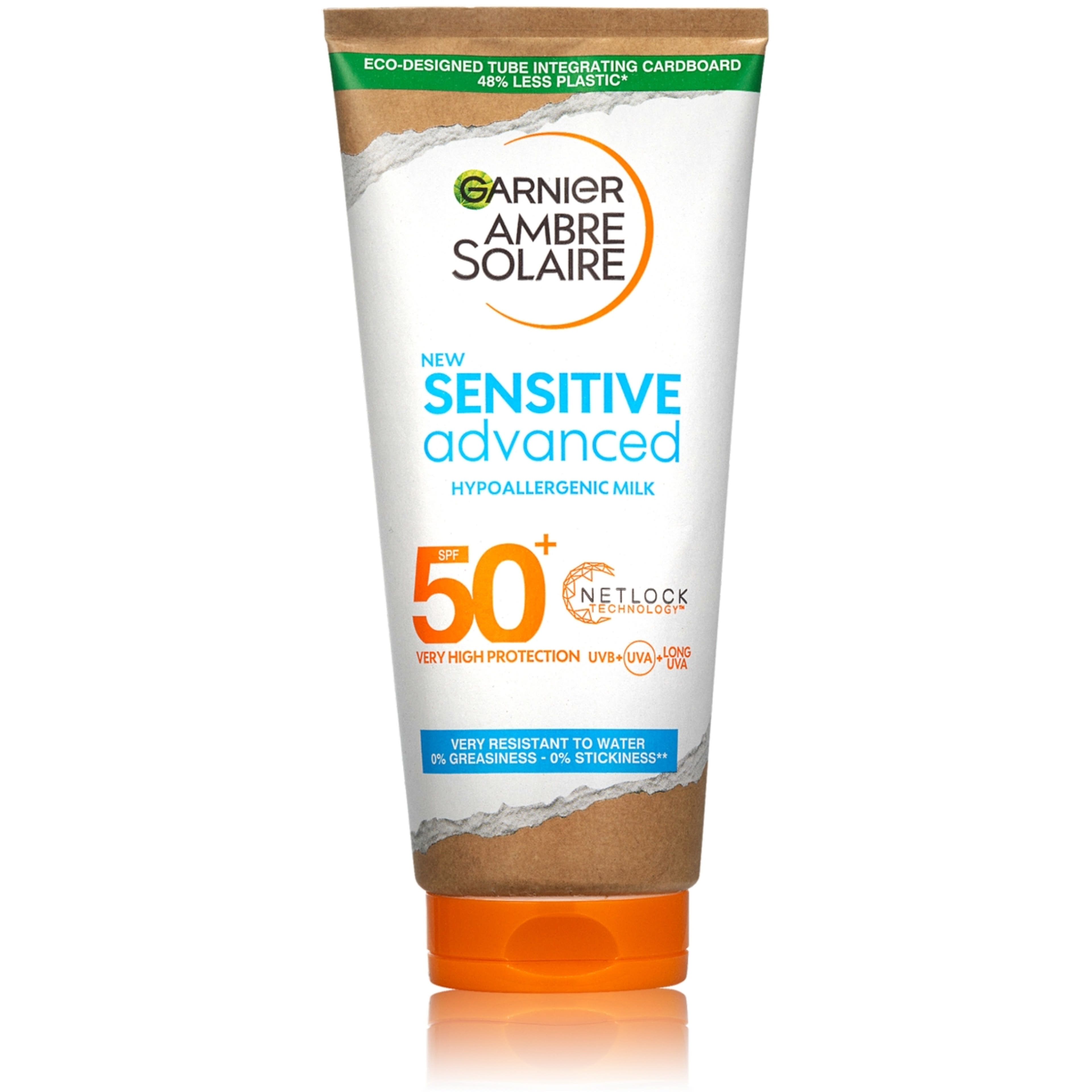 Garnier Ambre Solarie Sensitive Advanced fényvédő tej F50 - 175 ml-2