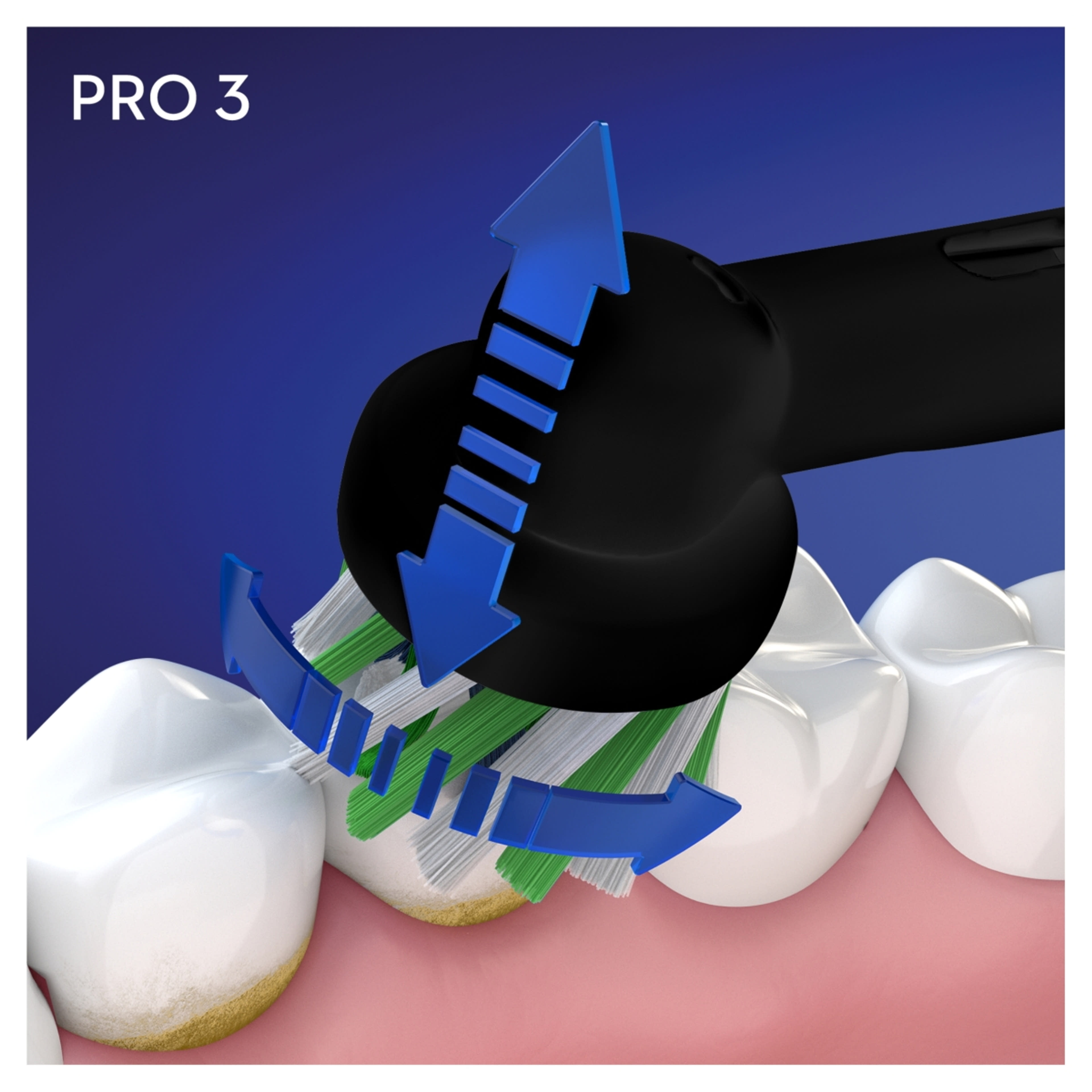 Oral-B Pro3 elekrtomos fogkefe, black+white - 2 db-3