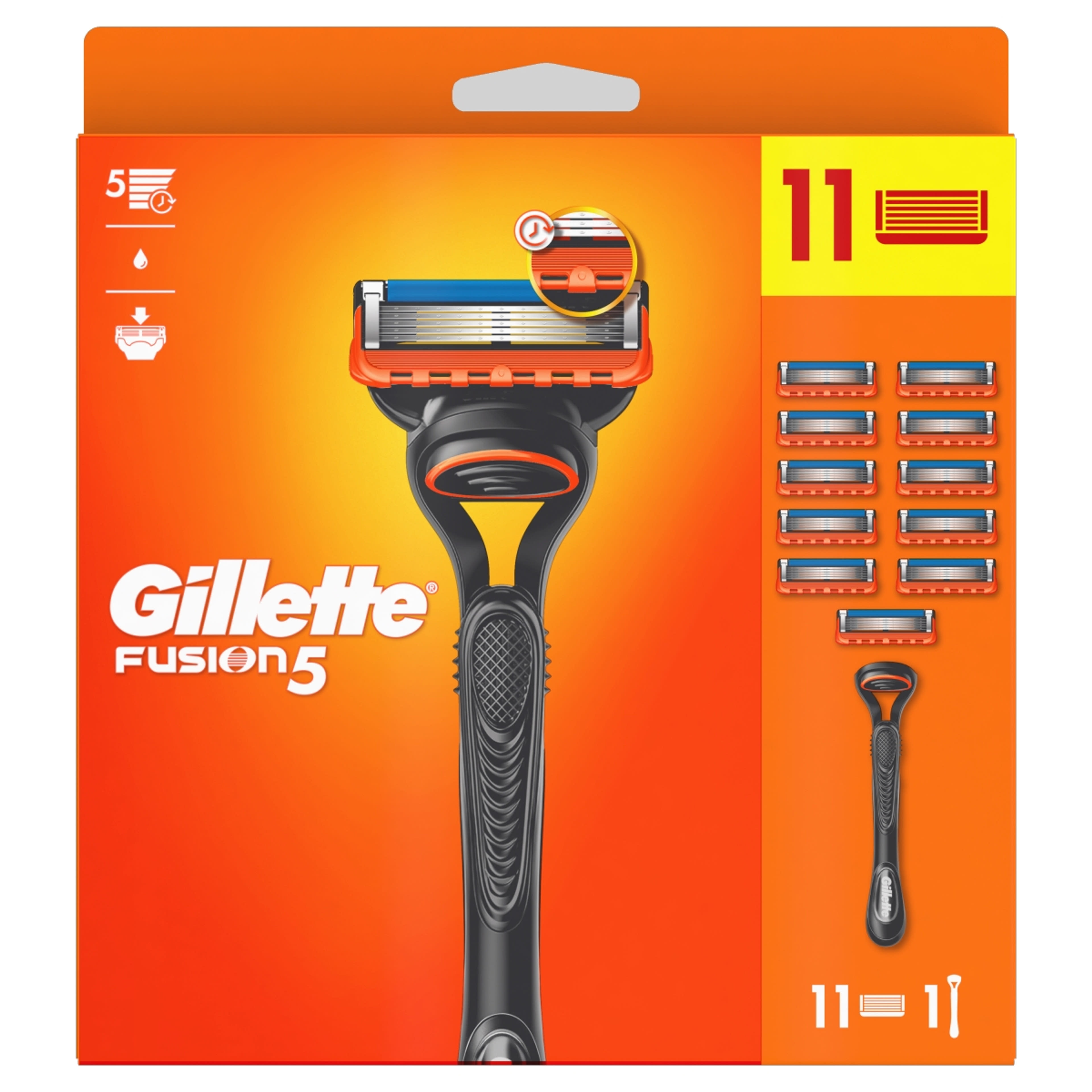 Gillette Fusion5 borotva+11 db betét - 1 db-1