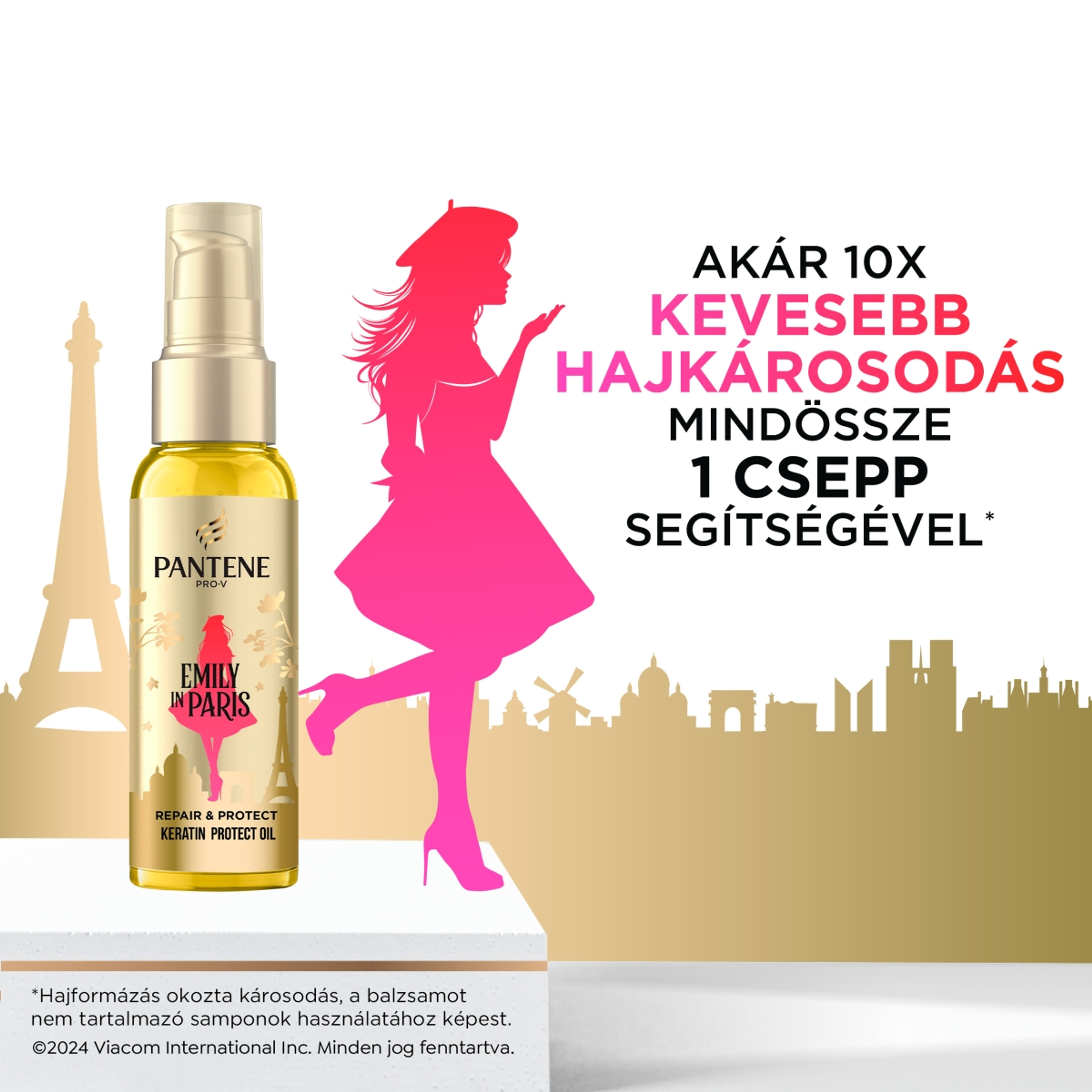 Pantene x Emily in Paris Limited Edition Keratin Protect hajolaj - 100 ml-5