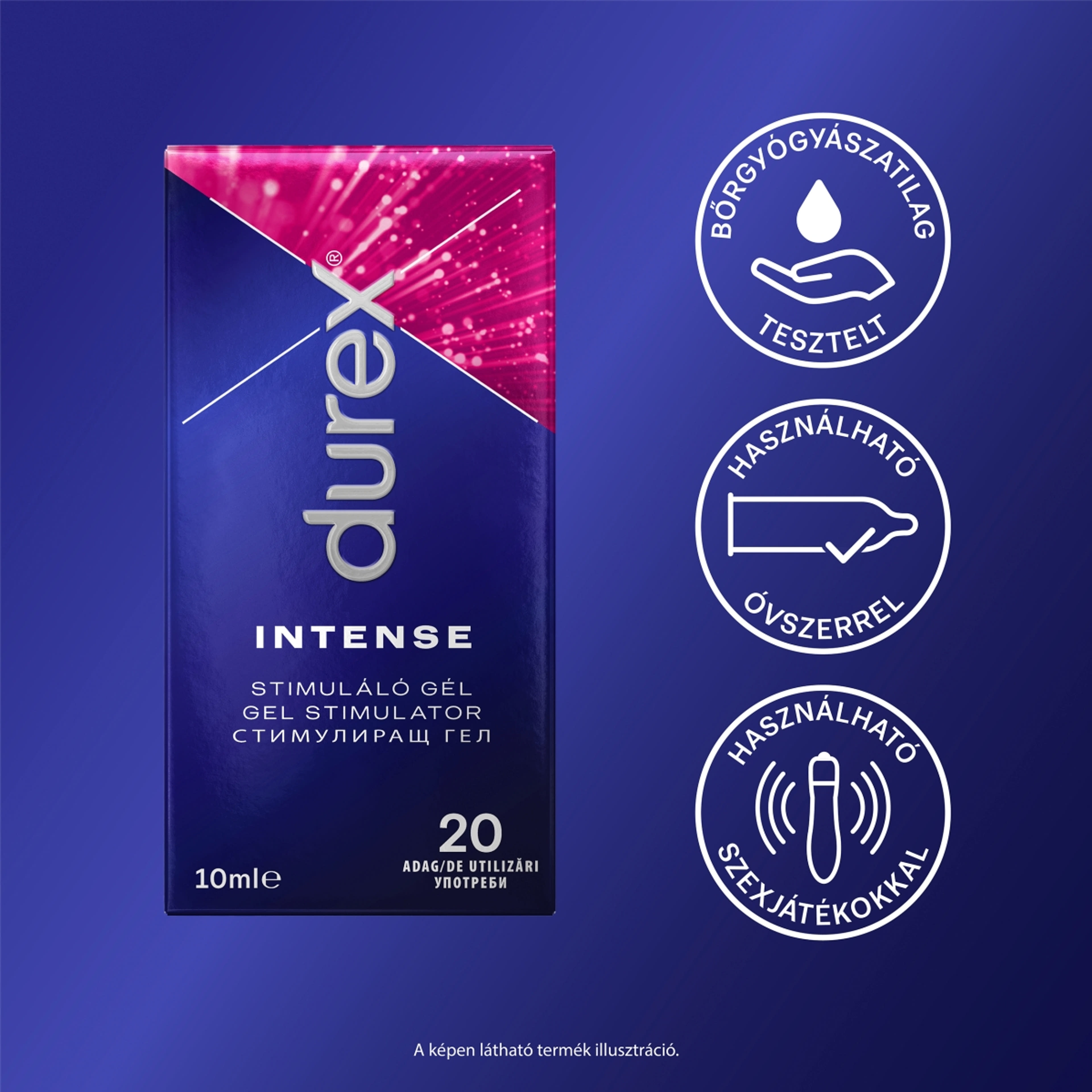 Durex Intense Orgasmic stimuláló gél - 10 ml-3