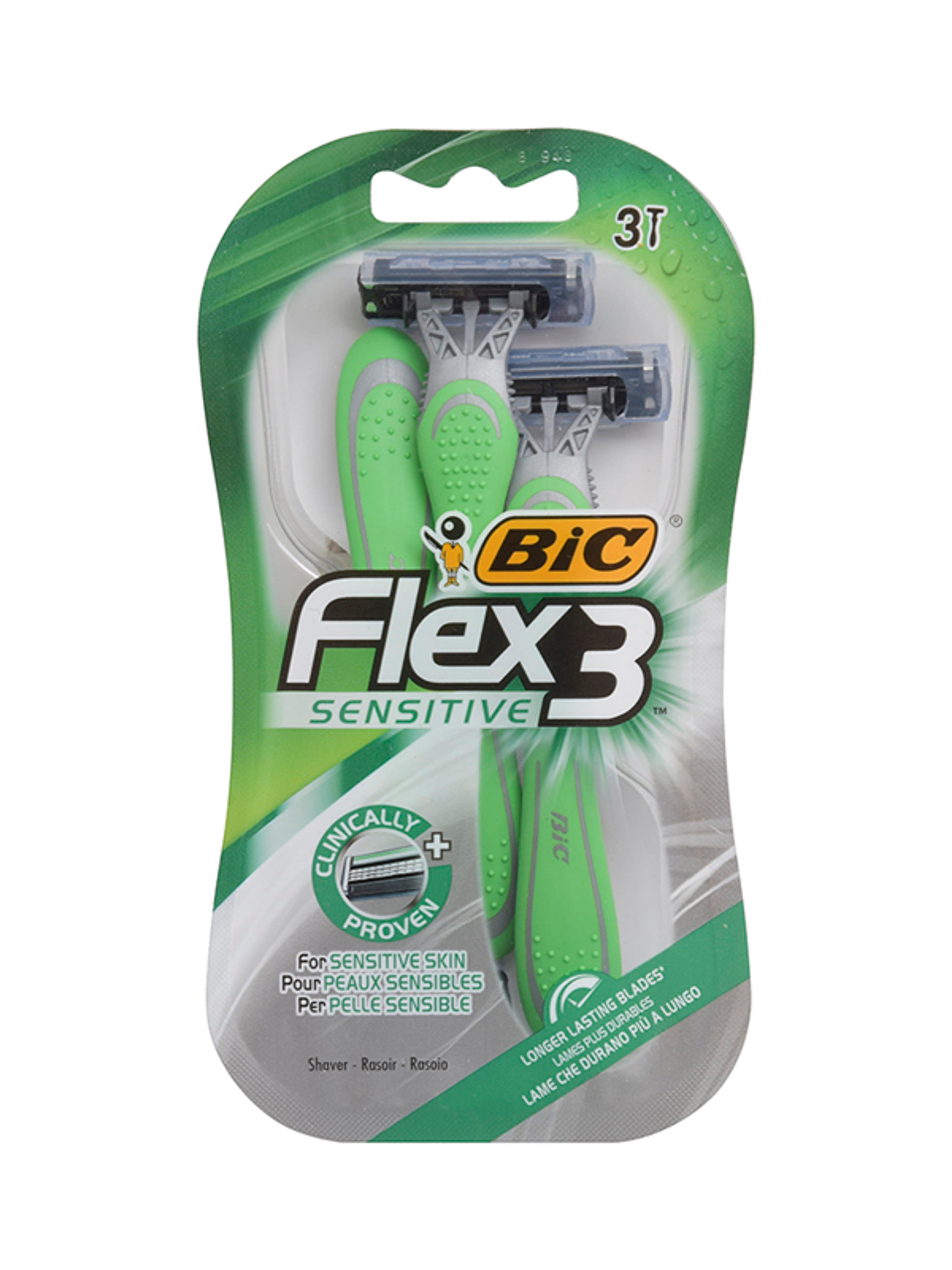 Bic flex3 sensitive eldobható borotva 3 pengés - 3 db