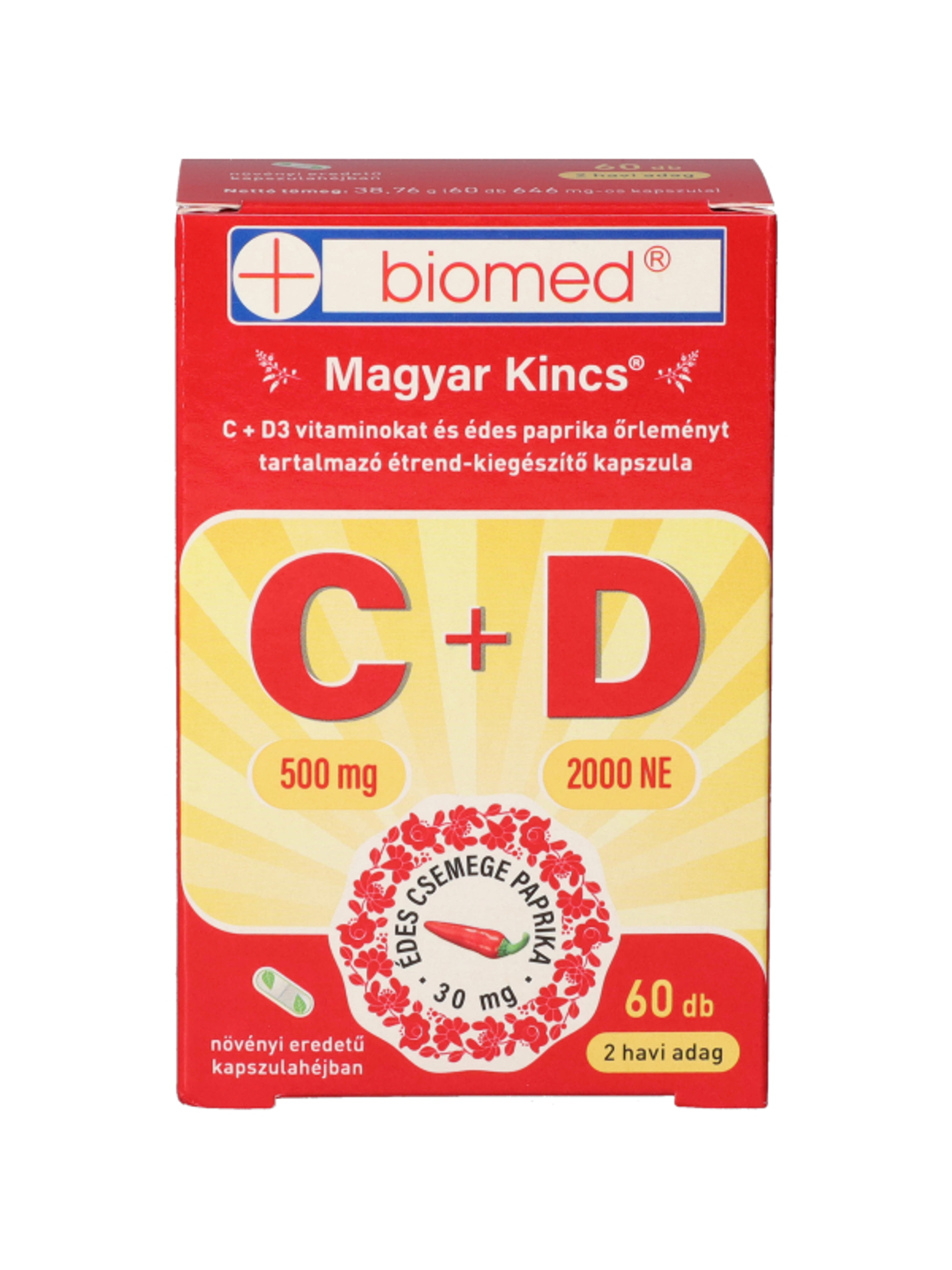 Biomed Magyar kincs C+D vitamin kapszula - 60 db