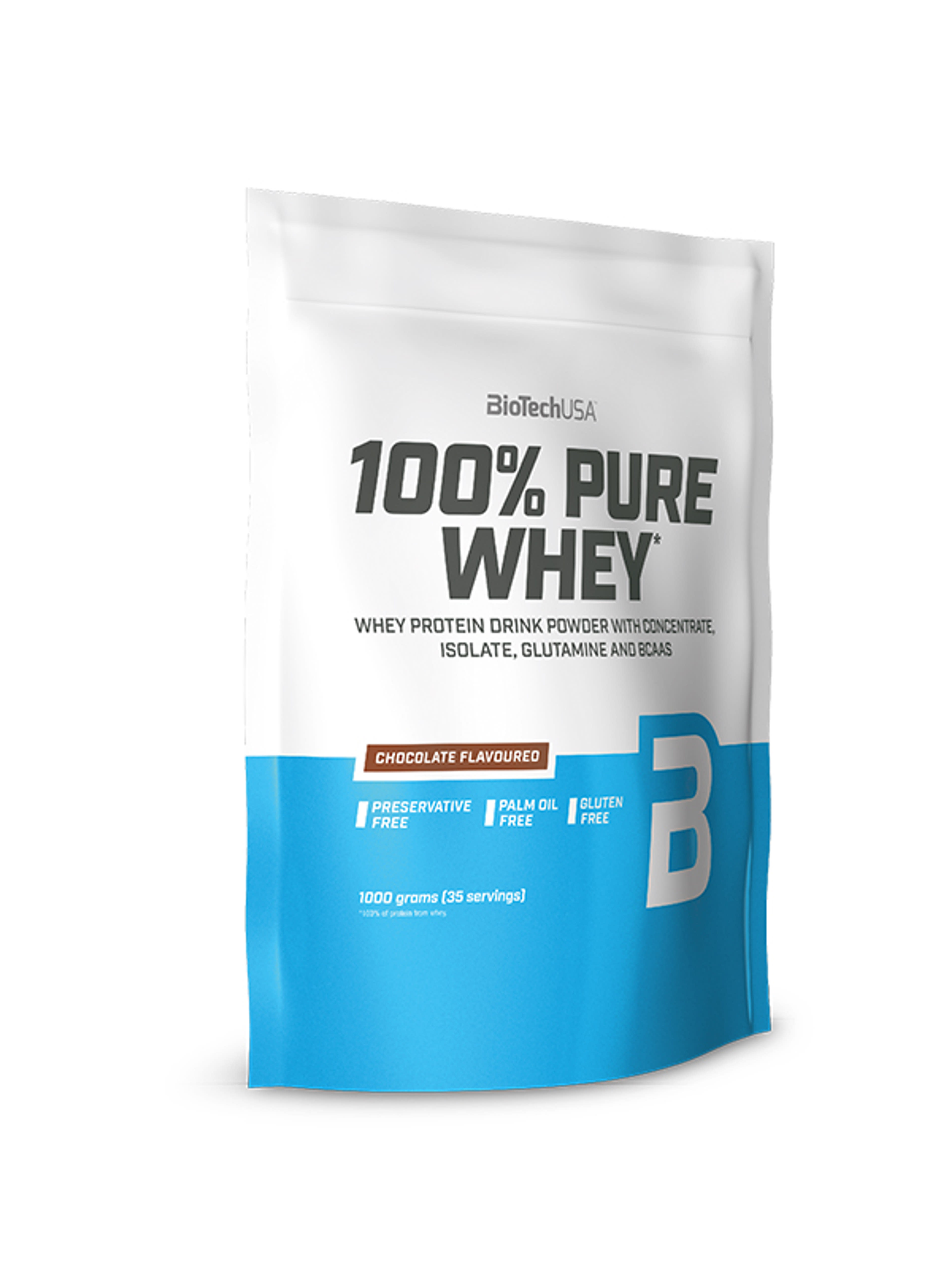 BioTechUSA 100% Pure Whey csokoládé ízű fehérjepor - 1000 g