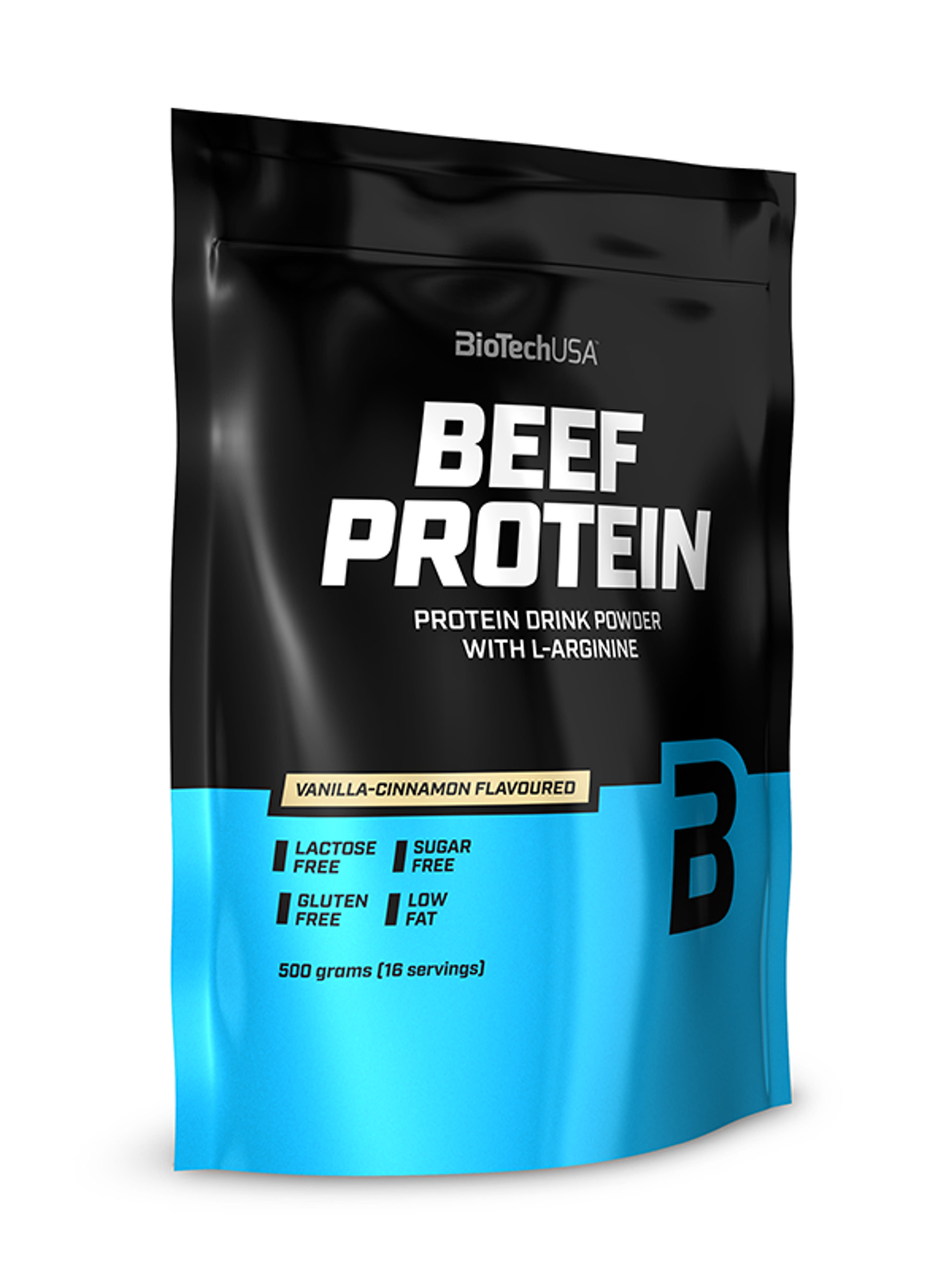 BioTechUSA Beef Protein vanília-fahéj ízű fehérjepor - 500 g