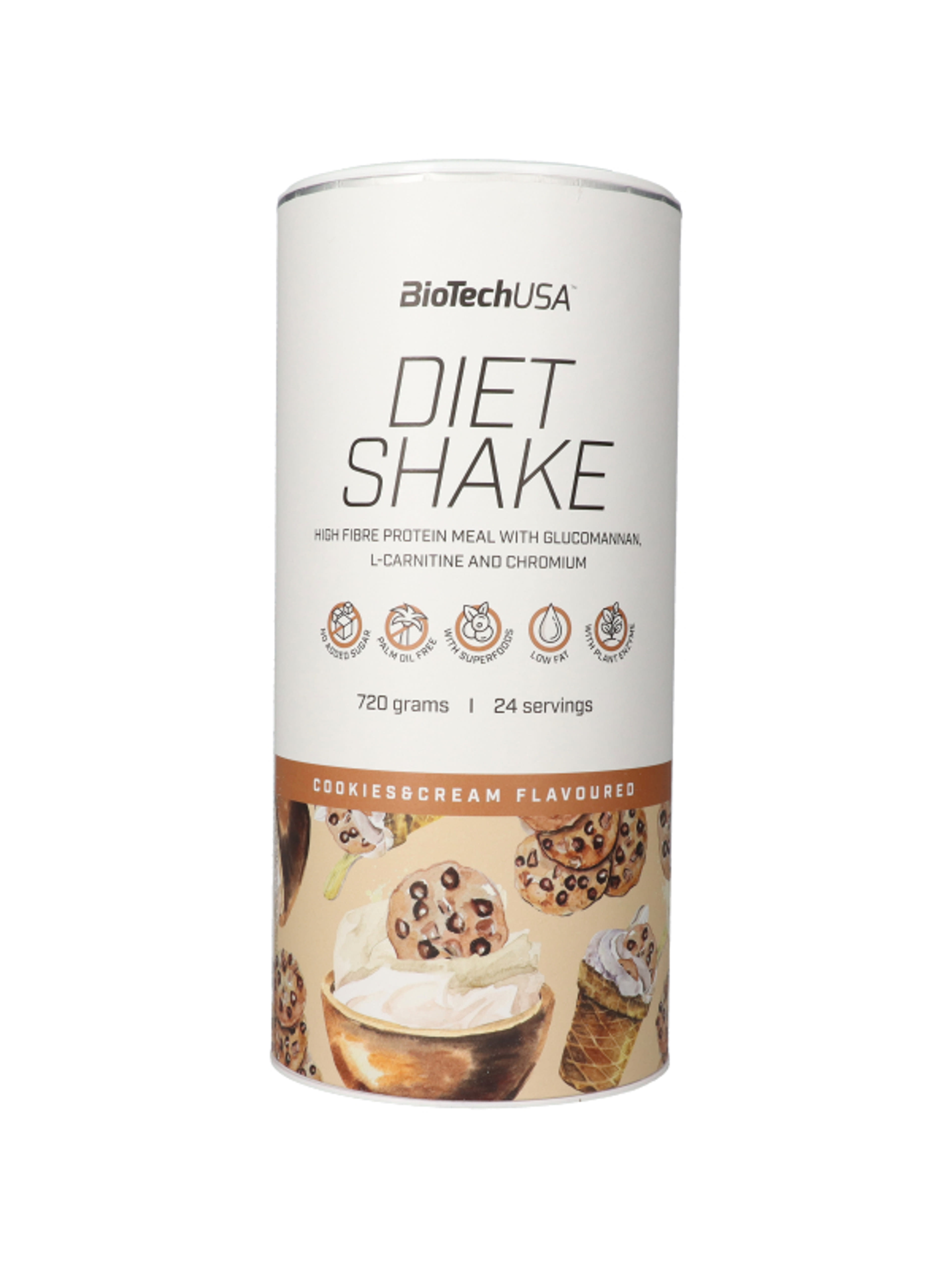 BioTechUsa Diet Shake cookies&cream - 720 g-2