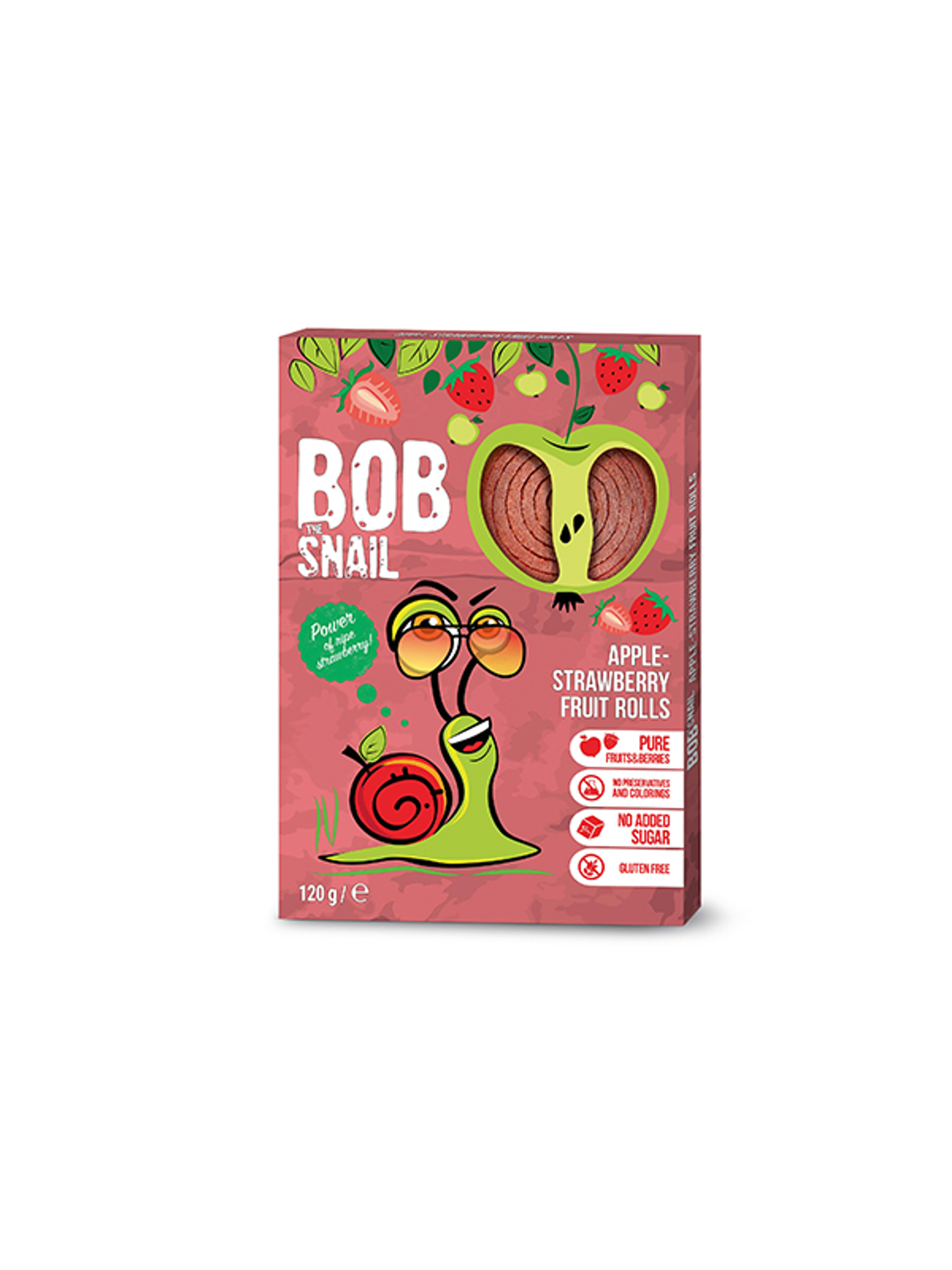 Bob Snail gyümölcstekercs alma&eper - 120 g