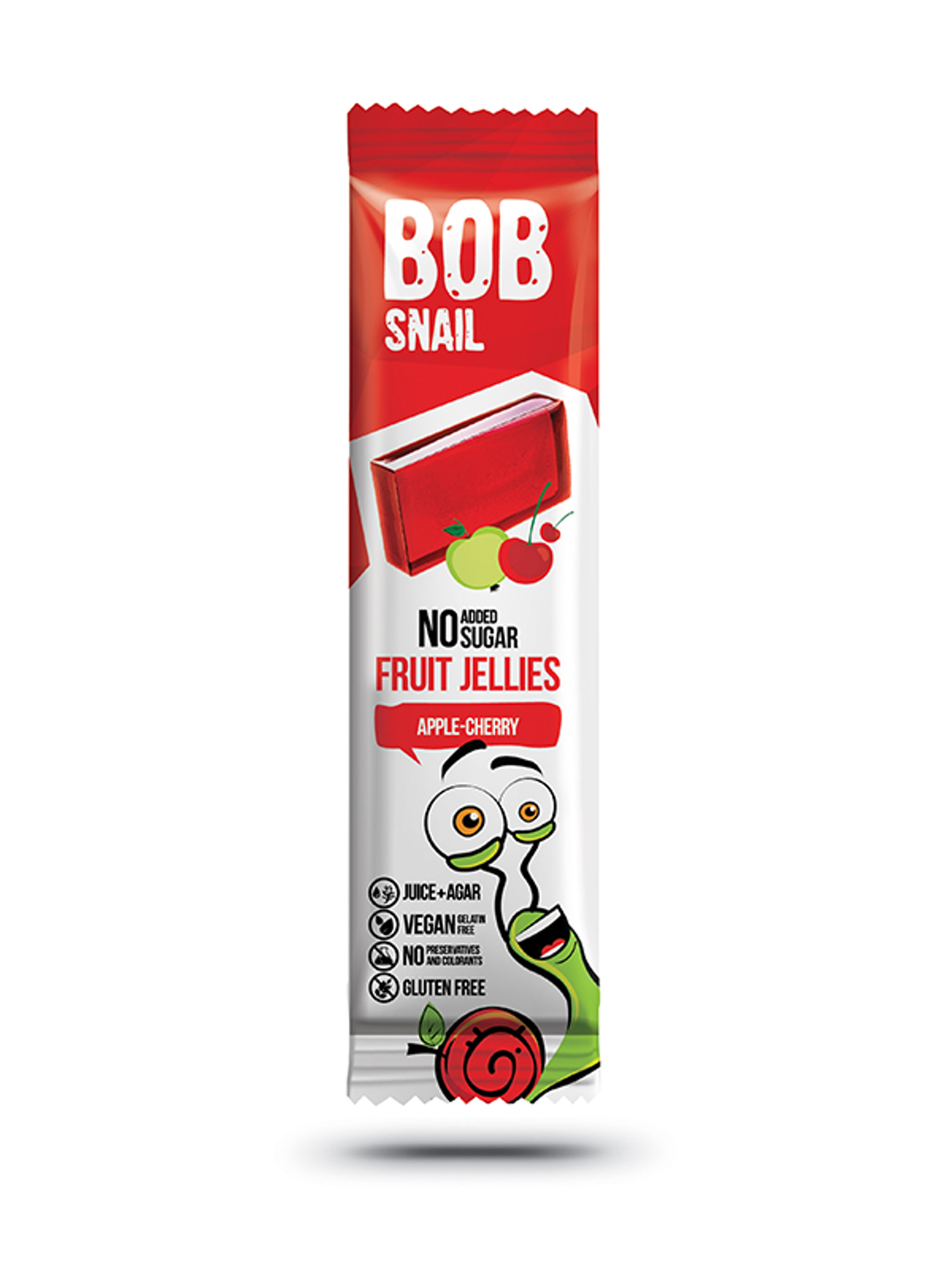 Bob Snail gyümölcszselé alma&meggy - 38 g