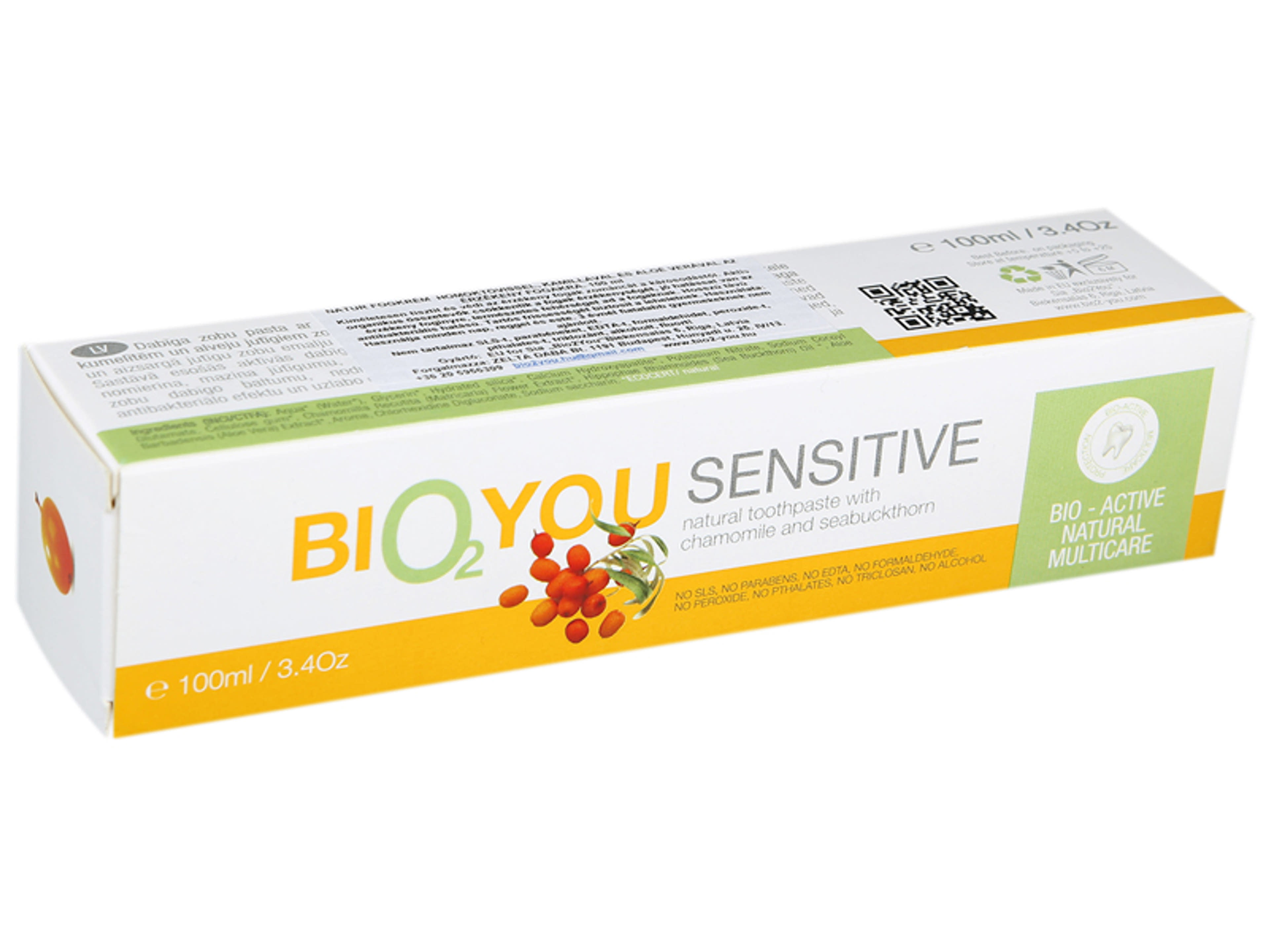 Bio2You Natur Sensitive Homoktövissel fogkrém - 100 ml-1