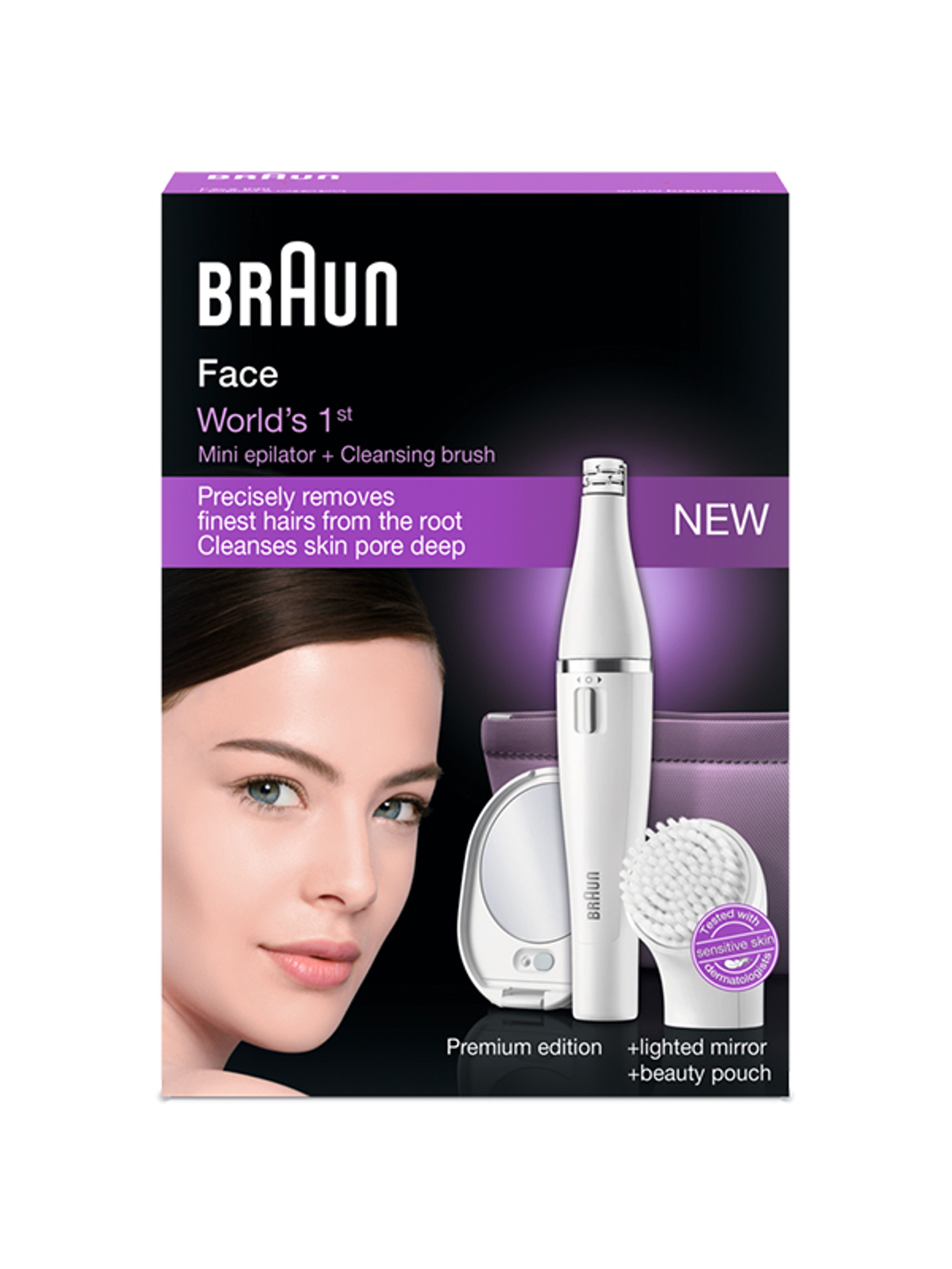 Braun arc-epilátor + tisztító SE830 - 1 db