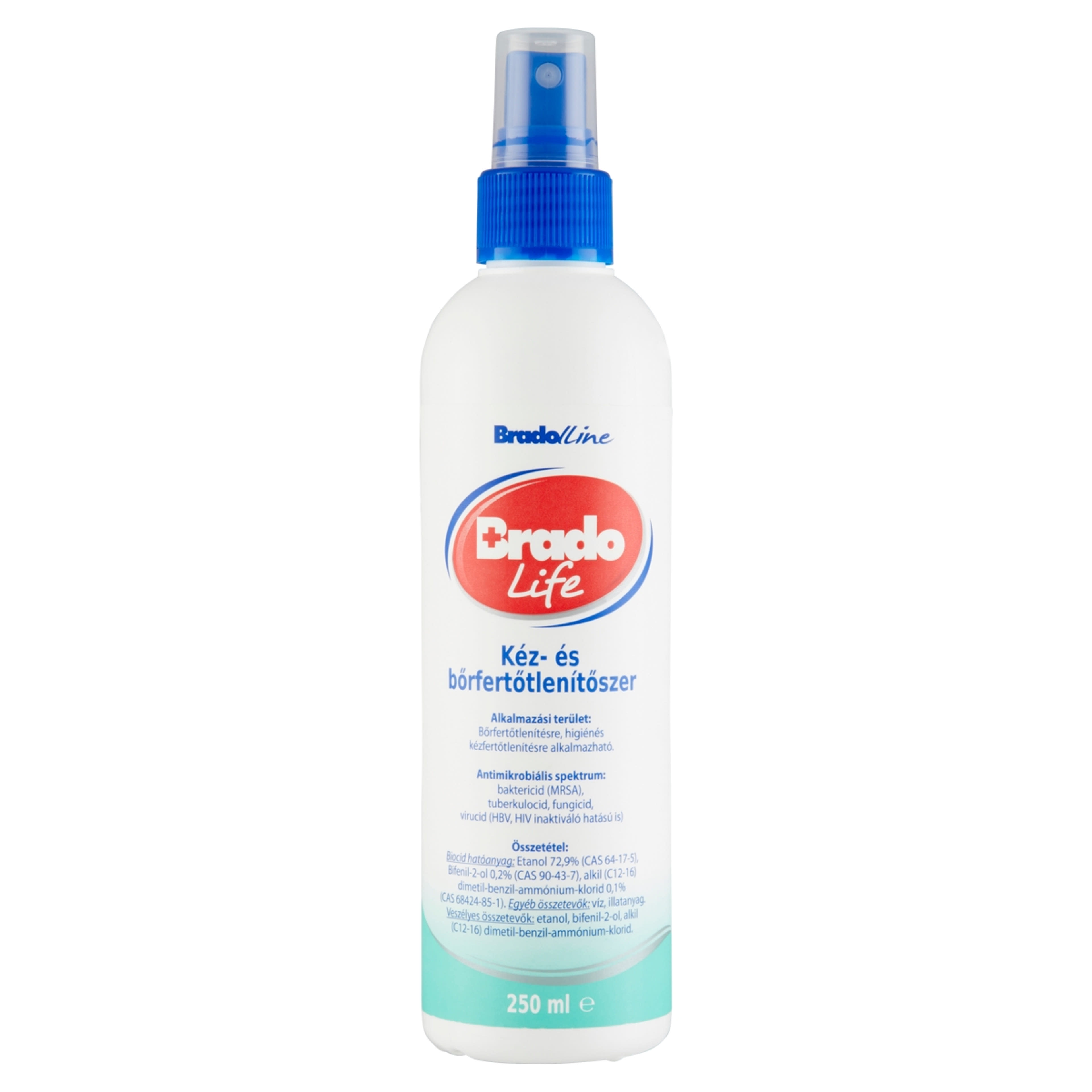 Bradolife kéz-és bőrfertőtlenítőszer - 250 ml