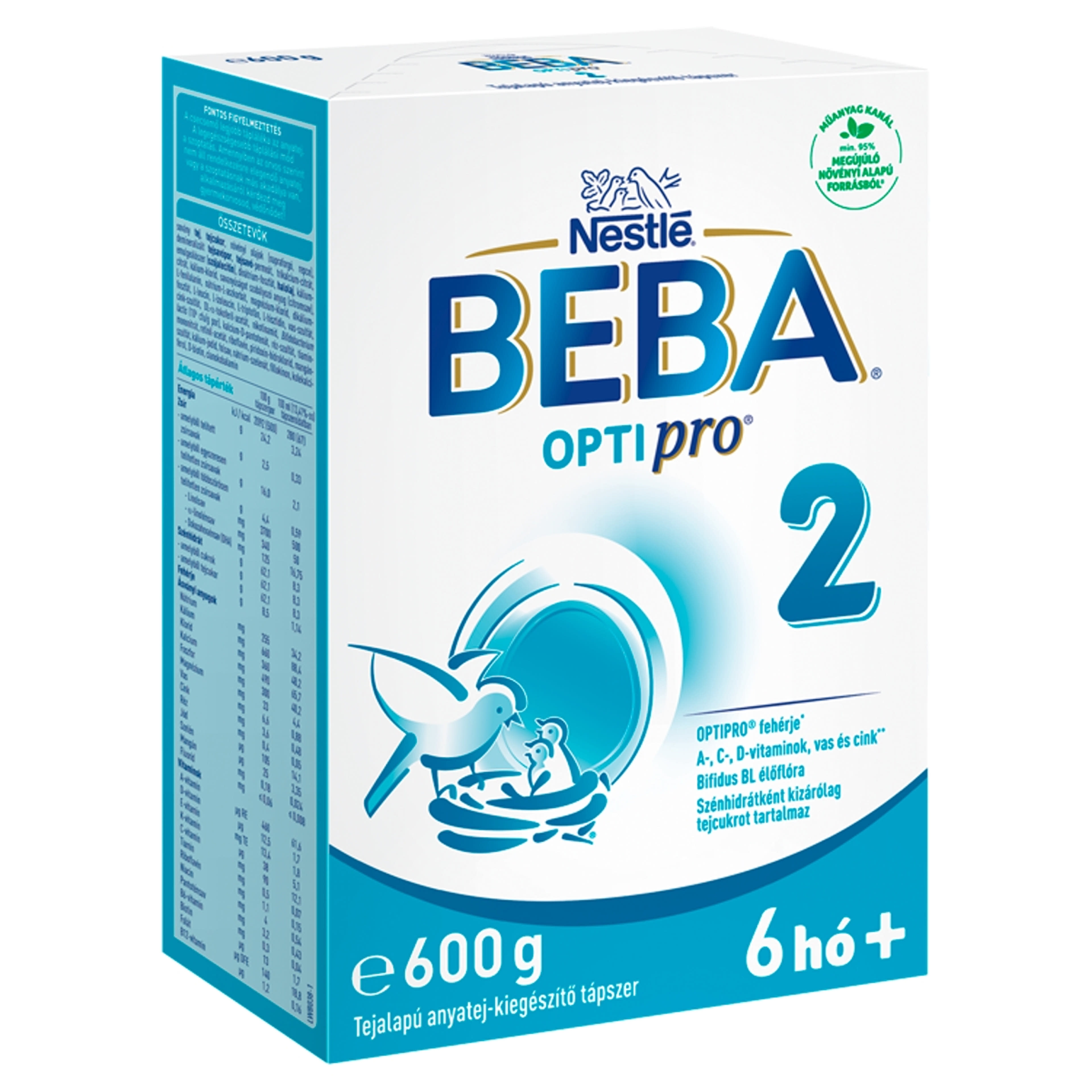 BEBA OPTIPRO 2 tejalapú anyatej-kiegészítő tápszer 6 hónapos kortól - 600 g-4