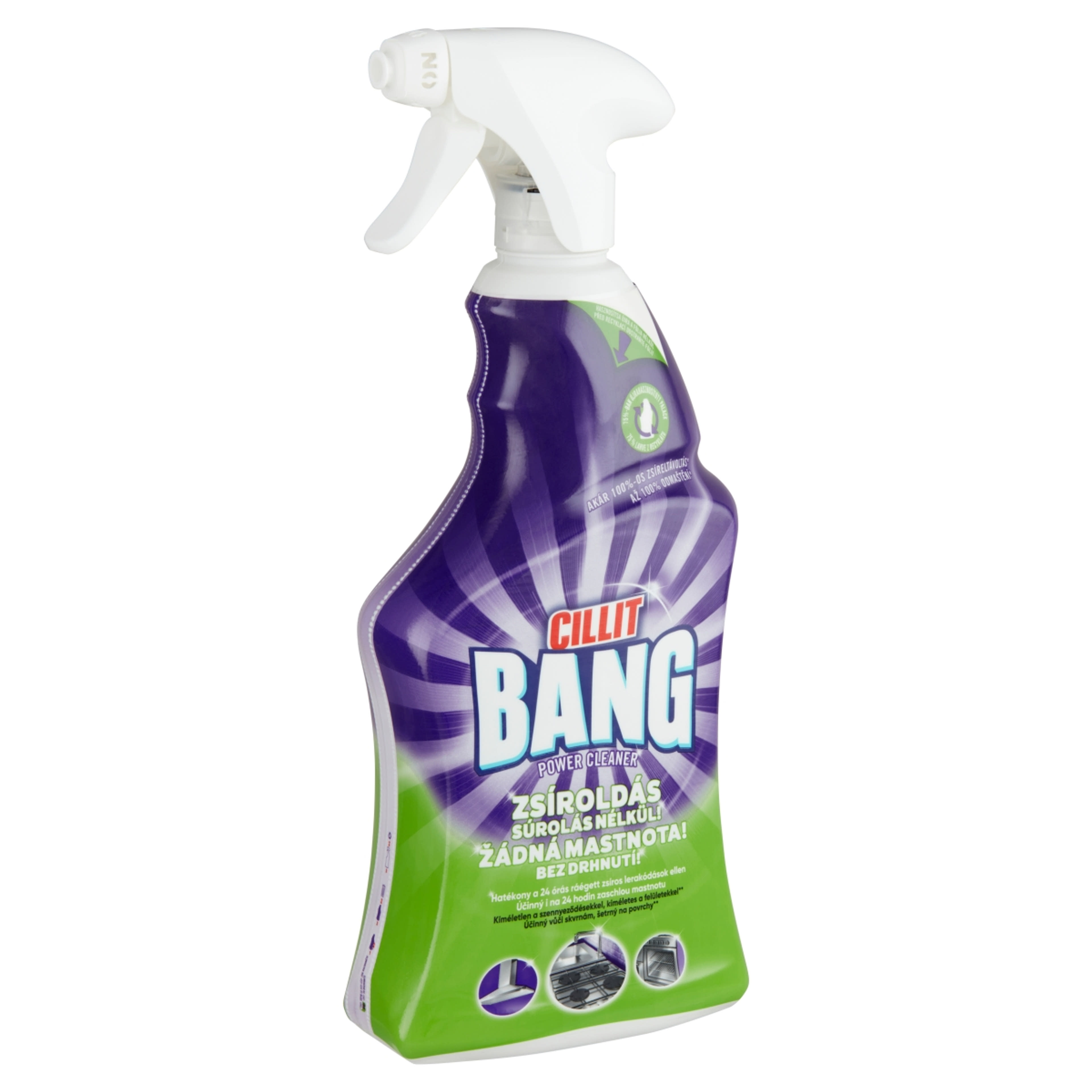 Cillit Bang Power Cleaner Zsíros Szenyeződésekre Tisztító Spray - 750 ml-3